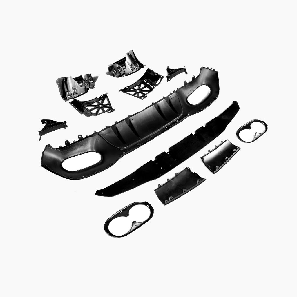 Gloss Black Rear Diffuser for MERCEDES-BENZ A45 AMG W177 Sedan back review