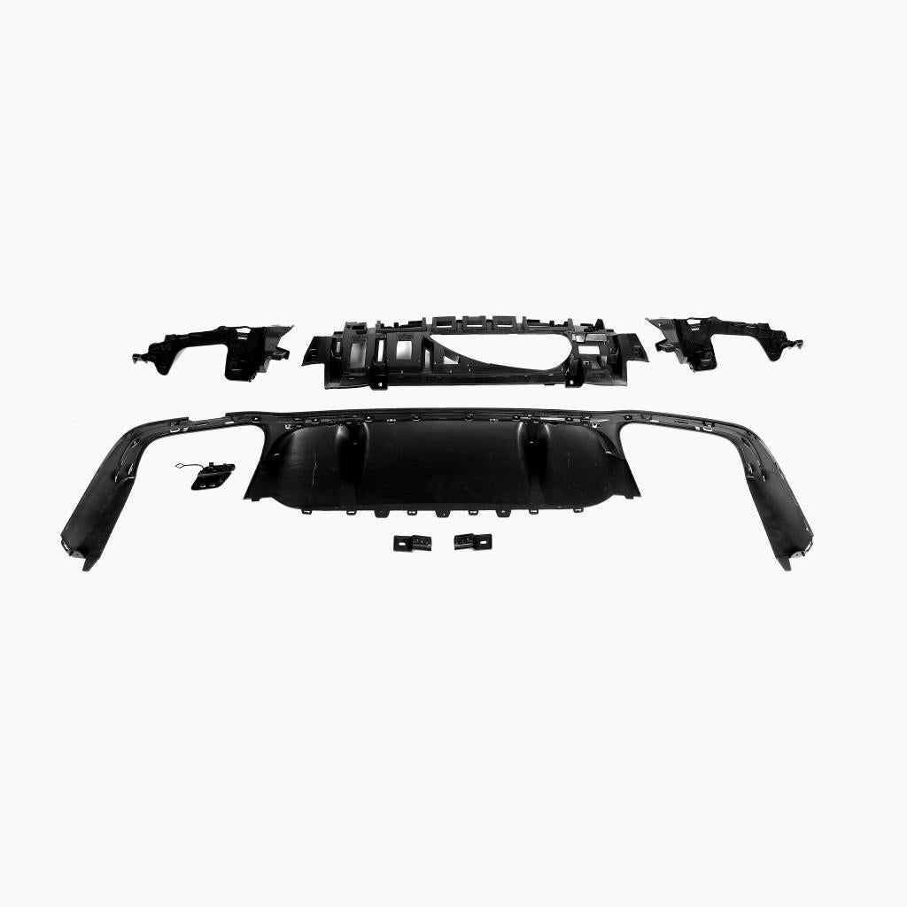 Gloss Black Rear Diffuser for MERCEDES-BENZ E-Class E63 GT W213 Sedan (2017-2023) back view