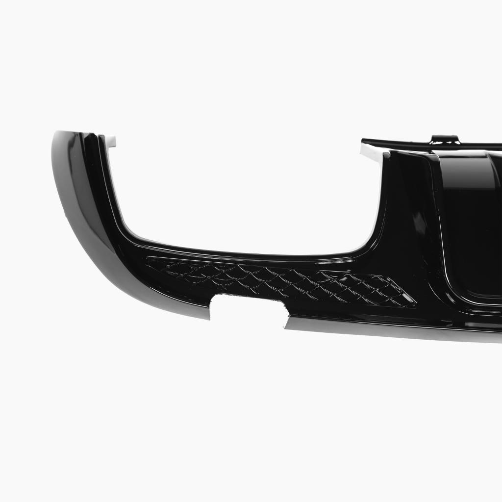 Gloss Black Rear Diffuser with LED for MERCEDES-BENZ AMG W205 Sedan (2015-2021) detail view