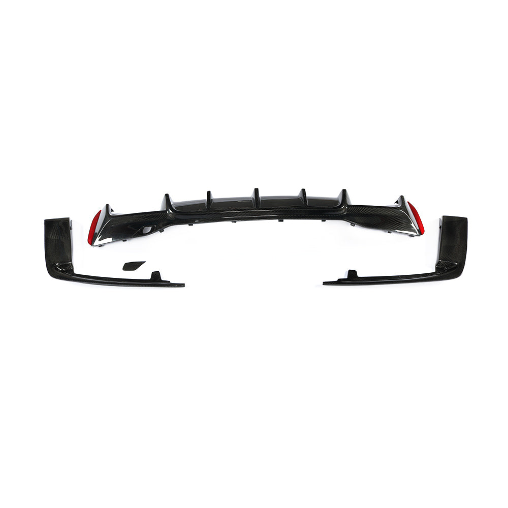 ST Style Carbon Fiber Rear Diffuser for BMW 5 Series G30/G31 Pre-LCI M Sport (2017–2020)