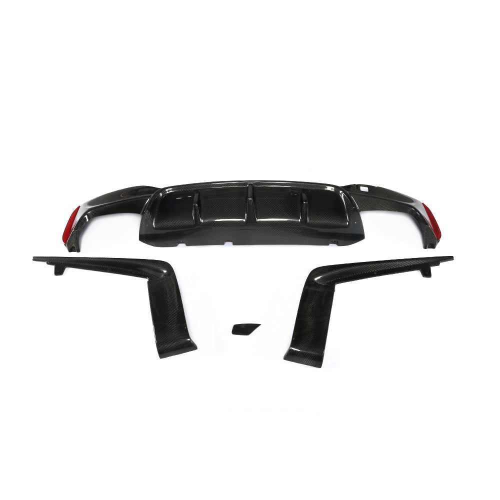 ST Style Carbon Fiber Rear Diffuser for BMW 5 Series G30/G31 Pre-LCI M Sport (2017–2020)
