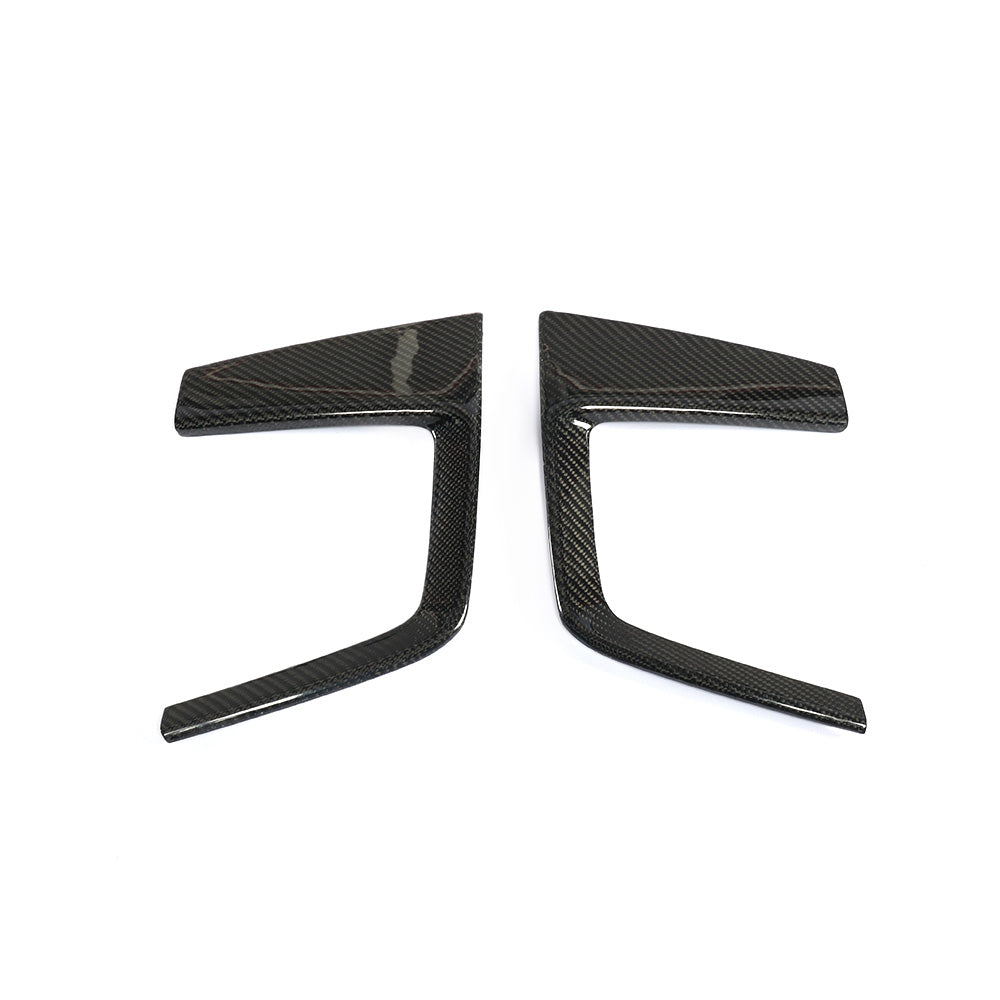 ST Style Carbon Fiber Front Canards For Audi S4 B9 Pre-LCl (2016-2019)