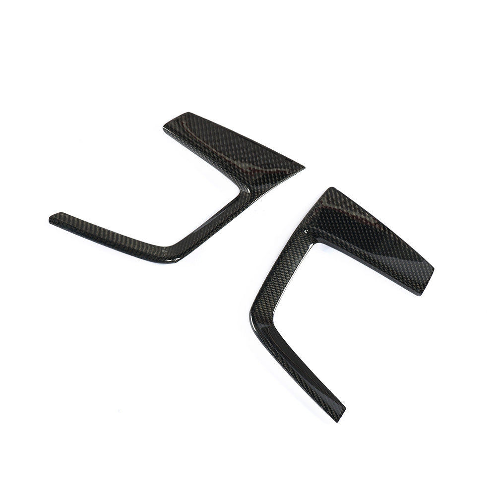 ST Style Carbon Fiber Front Canards For Audi S4 B9 Pre-LCl (2016-2019)