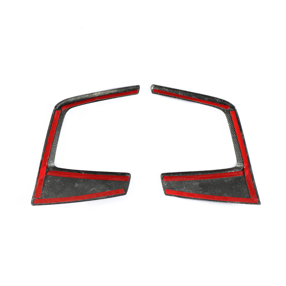 ST Style Carbon Fiber Front Canards For Audi S4 B9 Pre-LCl (2016-2019)