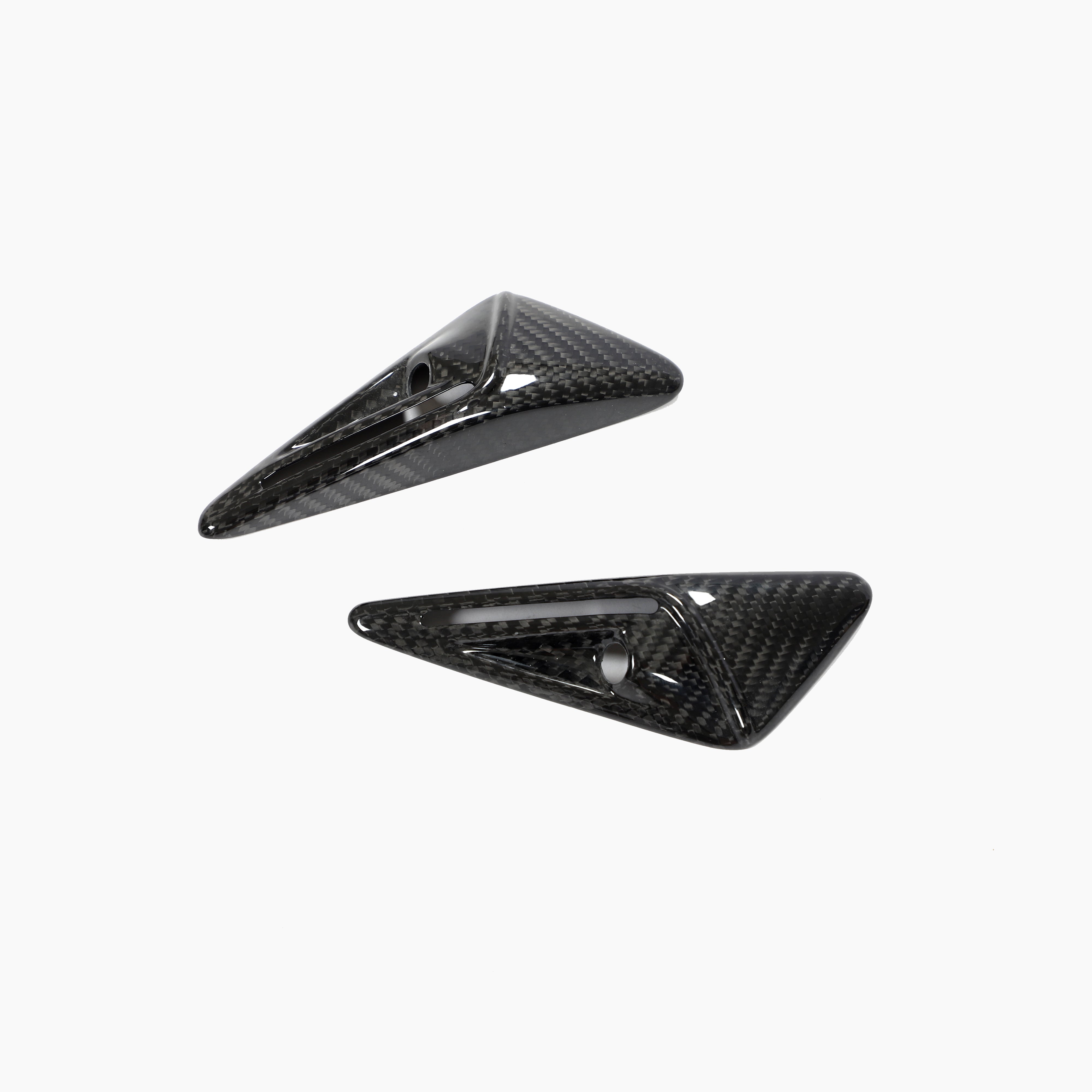 Tesla Model 3/Model Y 2020-2023 Side Fender Camera Vent Cover Trim Carbon Fiber