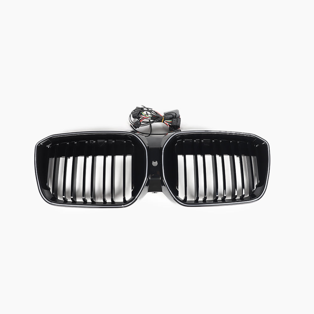Dual Slat Kidney Grille with LED For BMW X3 & iX3 G08(2021-present)