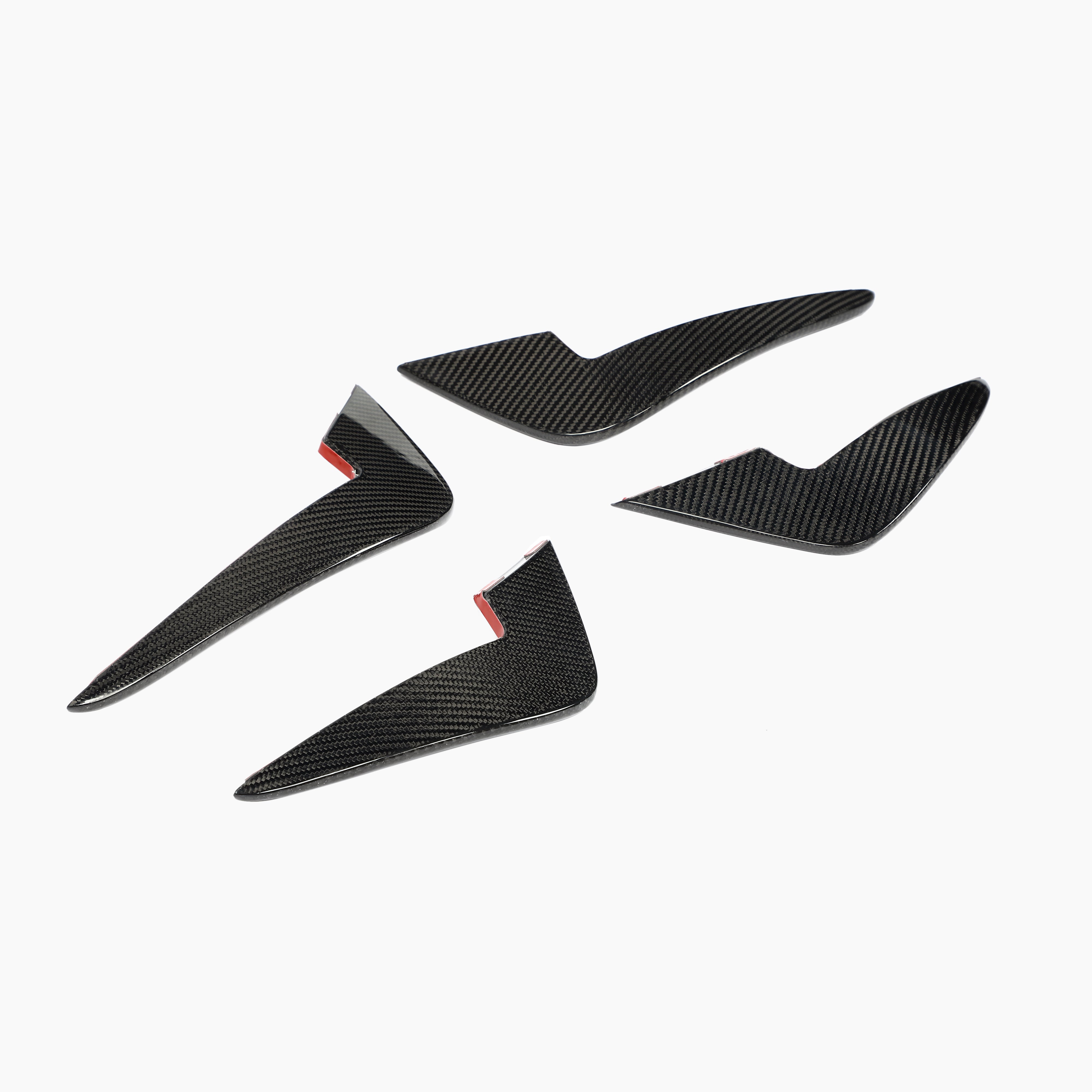 AC Style Carbon Fiber Front Canards for BMW M2 F87 (2016-2018)