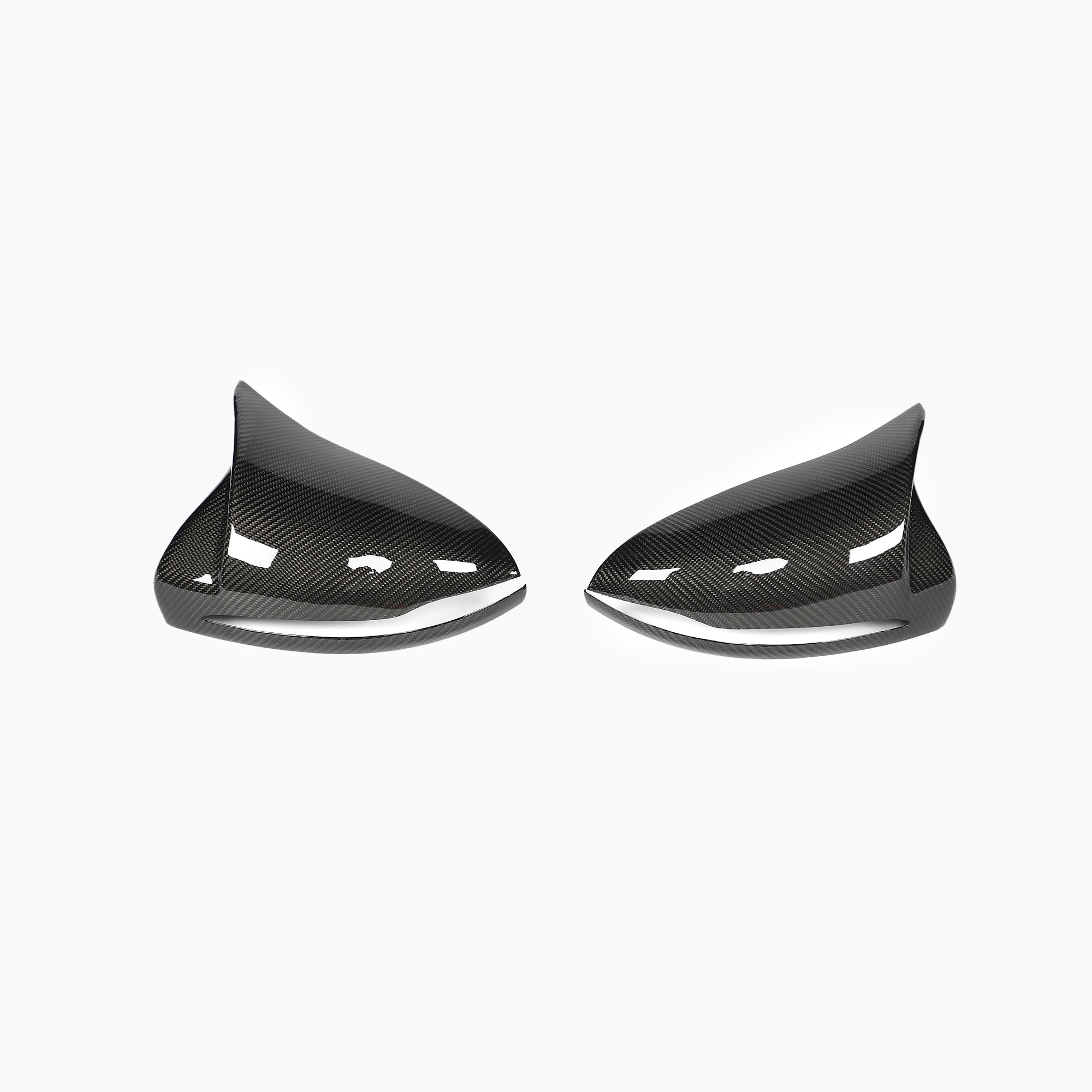 RHD Carbon Fiber add on Mirror Caps For Mercedes Benz C‑Class W205 Pre‑Facelift & E‑Class W213 Pre‑Facelift & S‑Class W222 Pre‑Facelift (2014-2018)