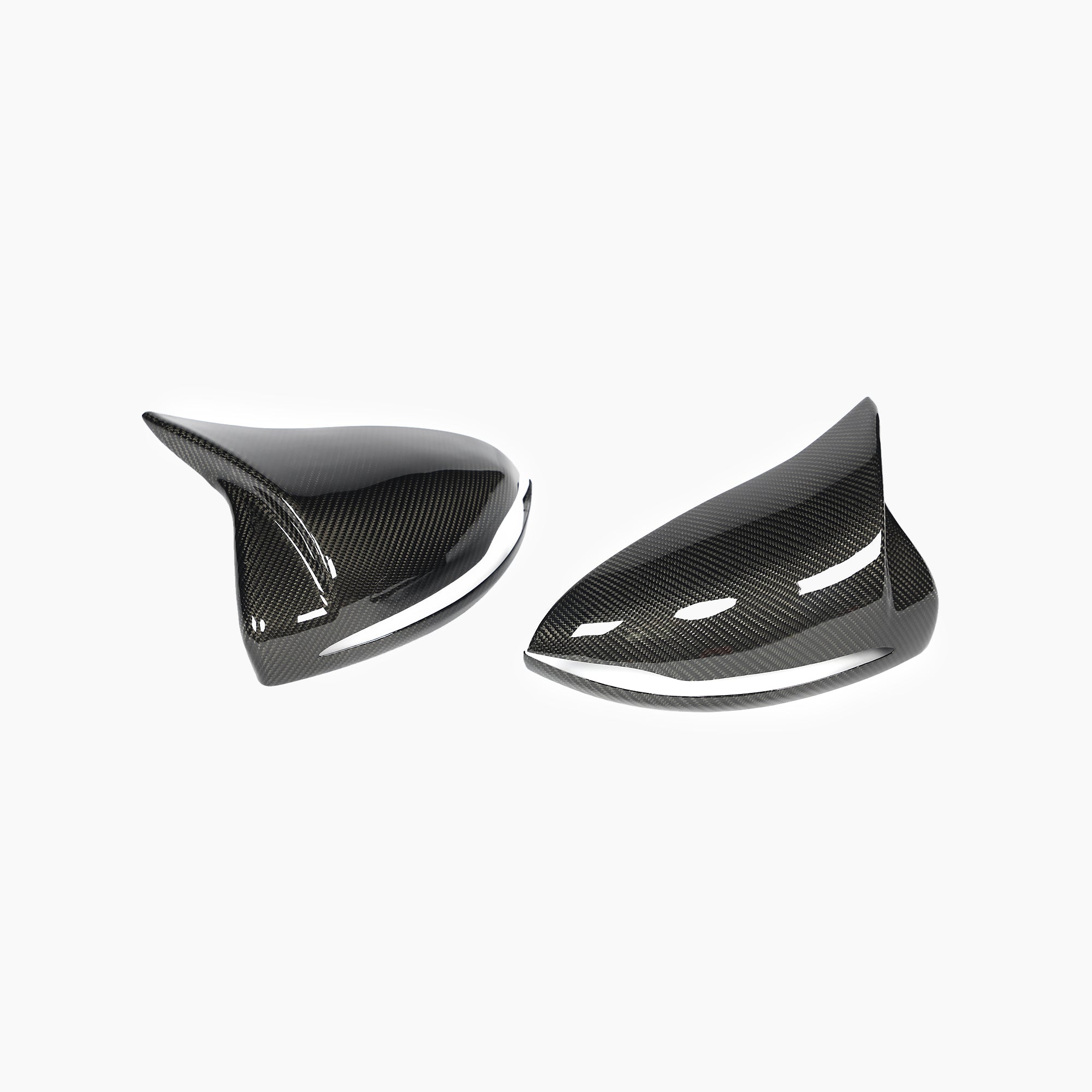 RHD Carbon Fiber add on Mirror Caps For Mercedes Benz C‑Class W205 Pre‑Facelift & E‑Class W213 Pre‑Facelift & S‑Class W222 Pre‑Facelift (2014-2018)