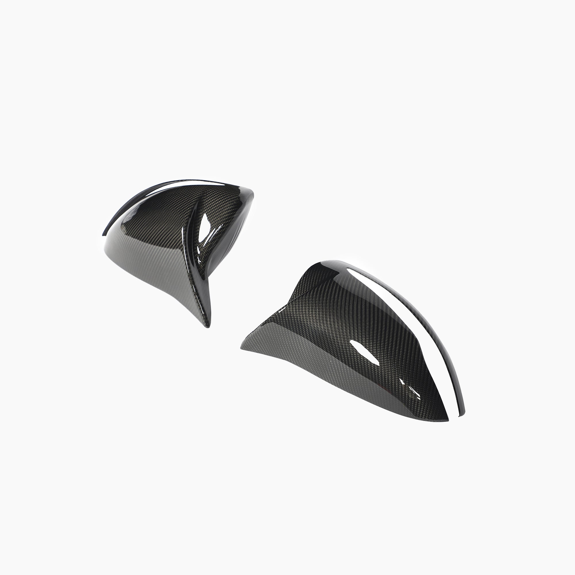 RHD Carbon Fiber add on Mirror Caps For Mercedes Benz C‑Class W205 Pre‑Facelift & E‑Class W213 Pre‑Facelift & S‑Class W222 Pre‑Facelift (2014-2018)