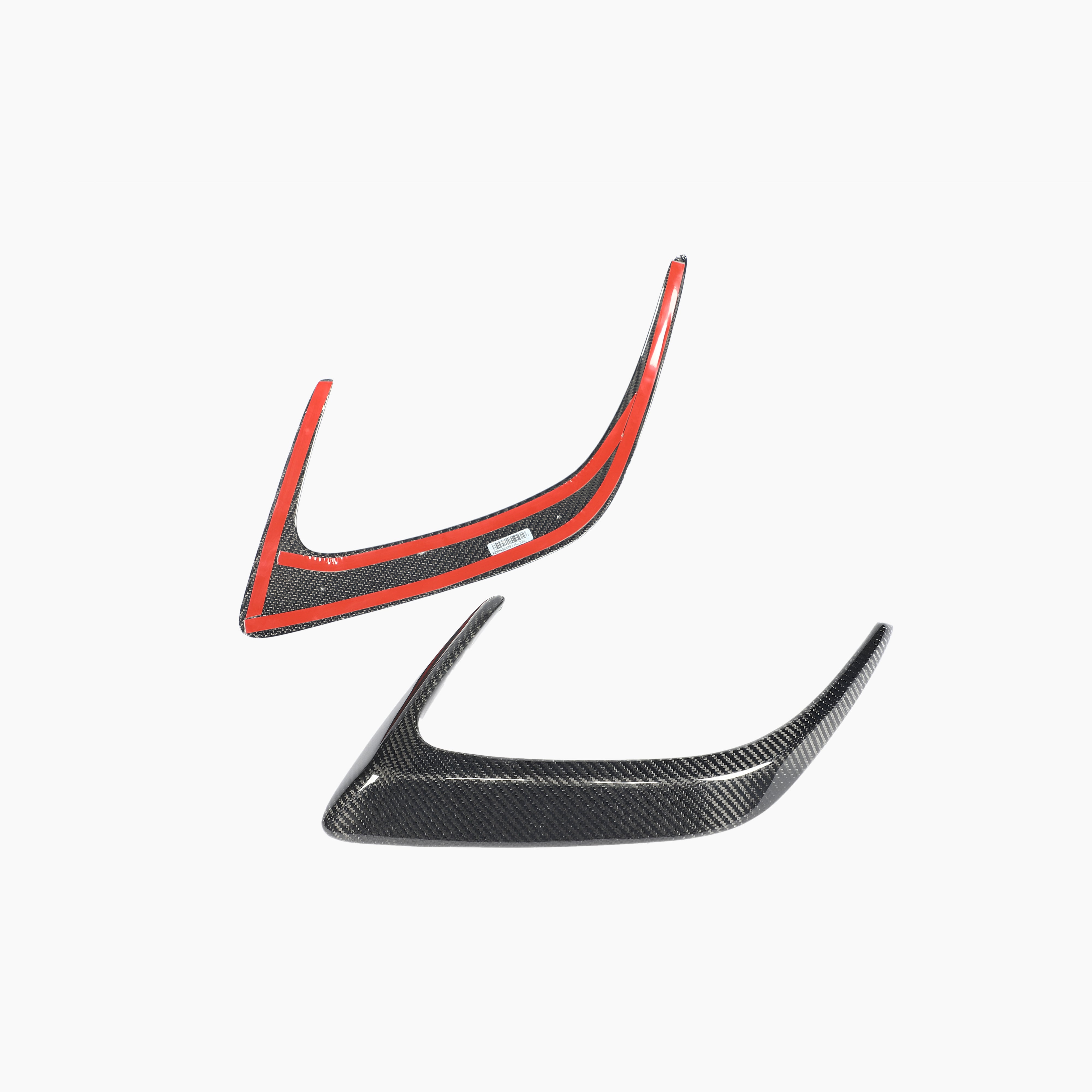 ST Style Carbon Fiber Rear Canards For Mercedes Benz C Class C63 AMG W205 Pre-Facelift 2015-2018