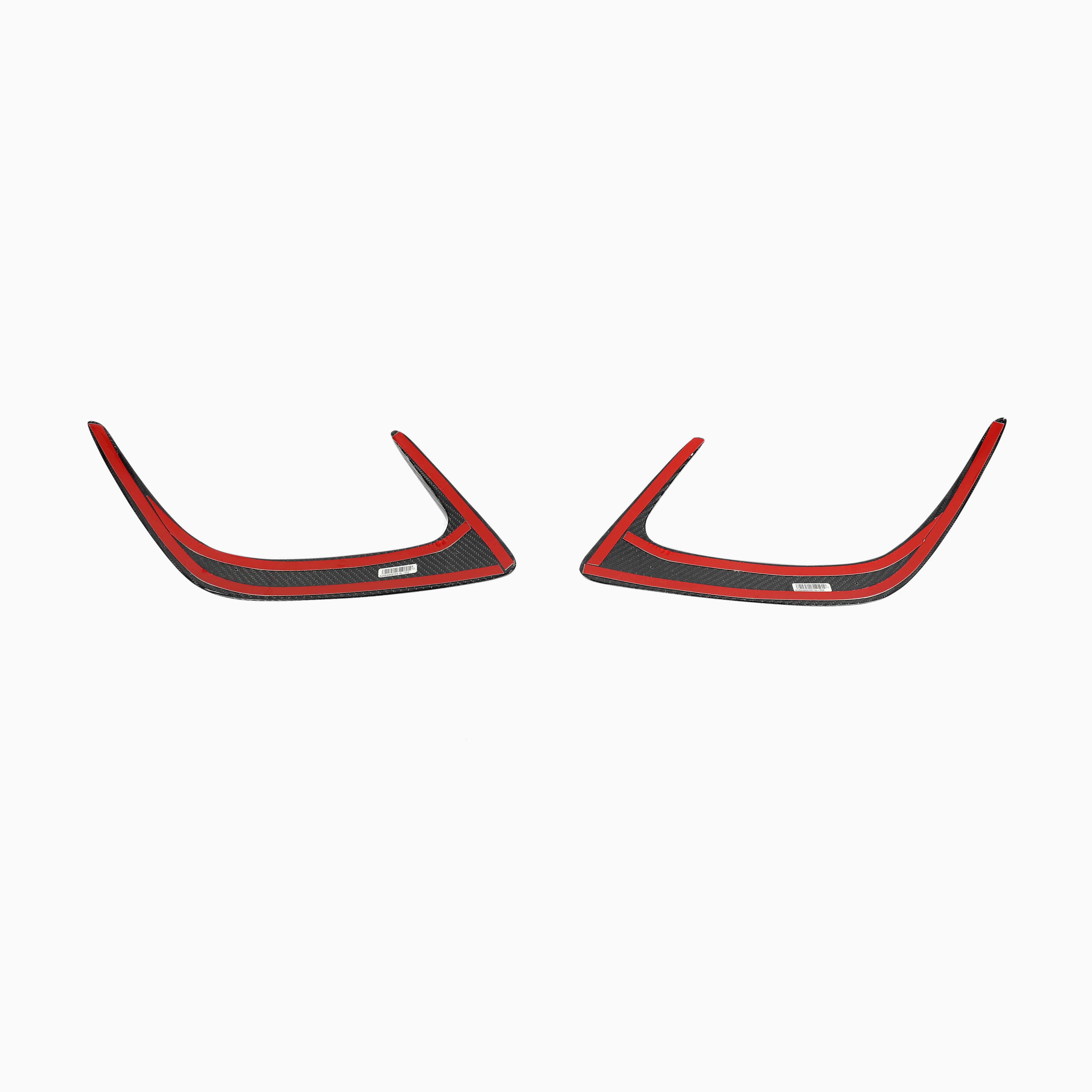 ST Style Carbon Fiber Rear Canards For Mercedes Benz C Class C63 AMG W205 Pre-Facelift 2015-2018