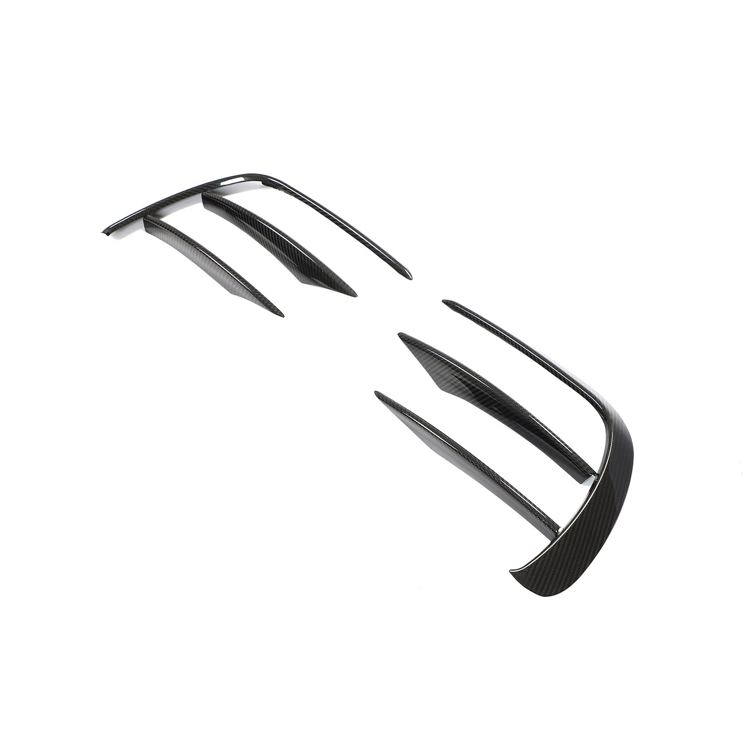 ST Style Carbon Fiber Front Canards for Mercedes Benz E-Class W213 Facelift Sport Sedan (2021-2023)