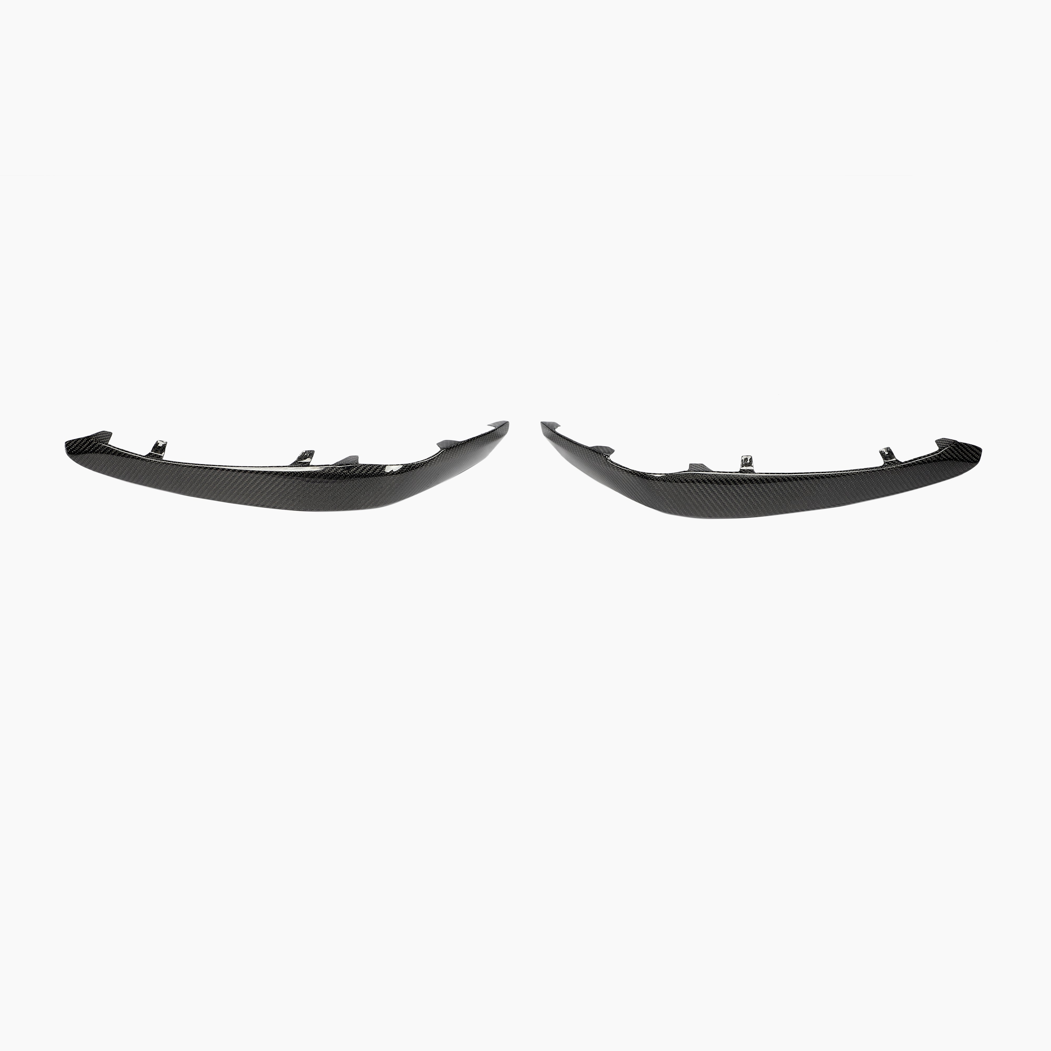 ST Style Carbon Fiber Front Canards for Mercedes Benz C Class C63 AMG W205 Pre-Facelift 2015-2018