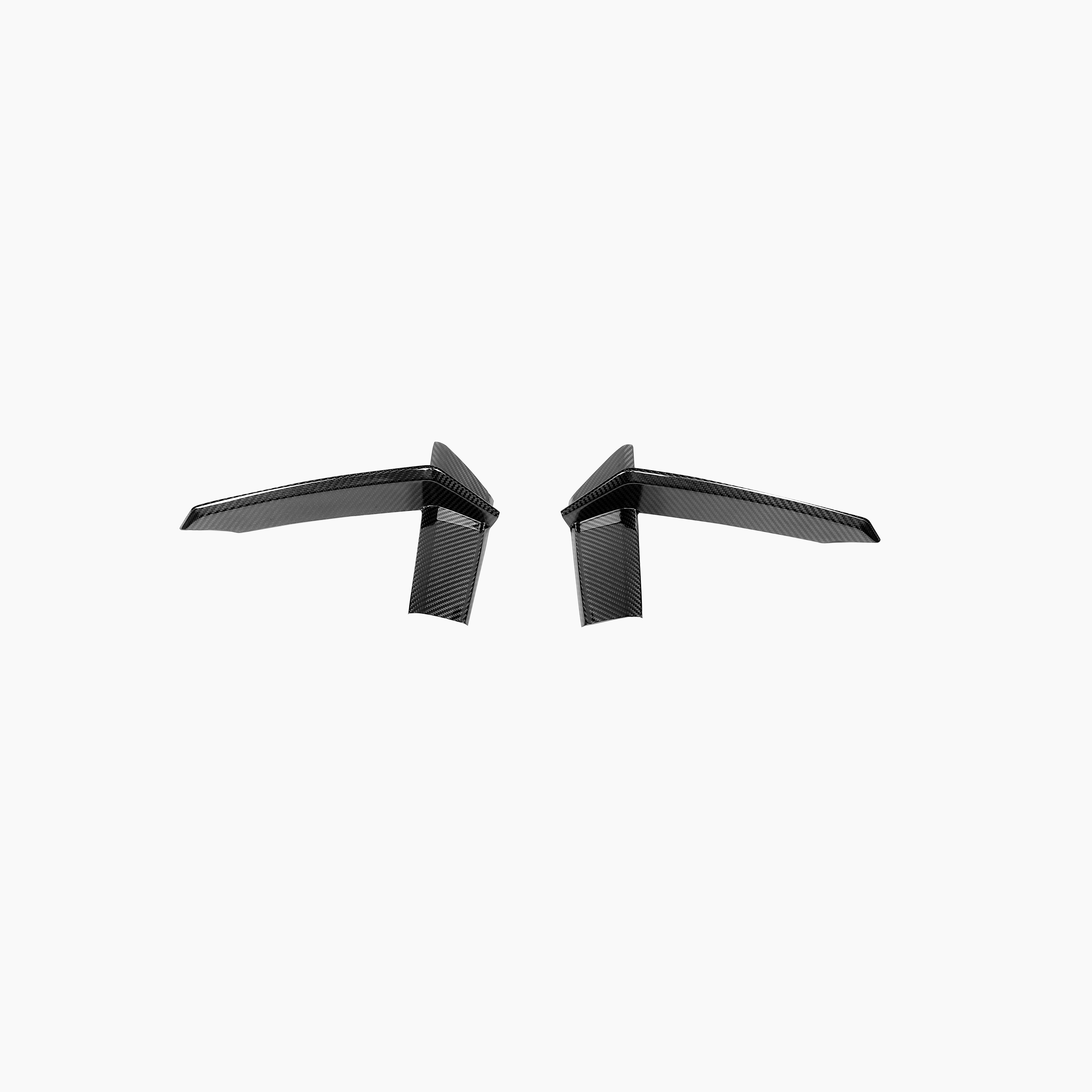 Audi RS6 / RS7 C8 ABT Style Carbon Fiber Front Air Vents - front view