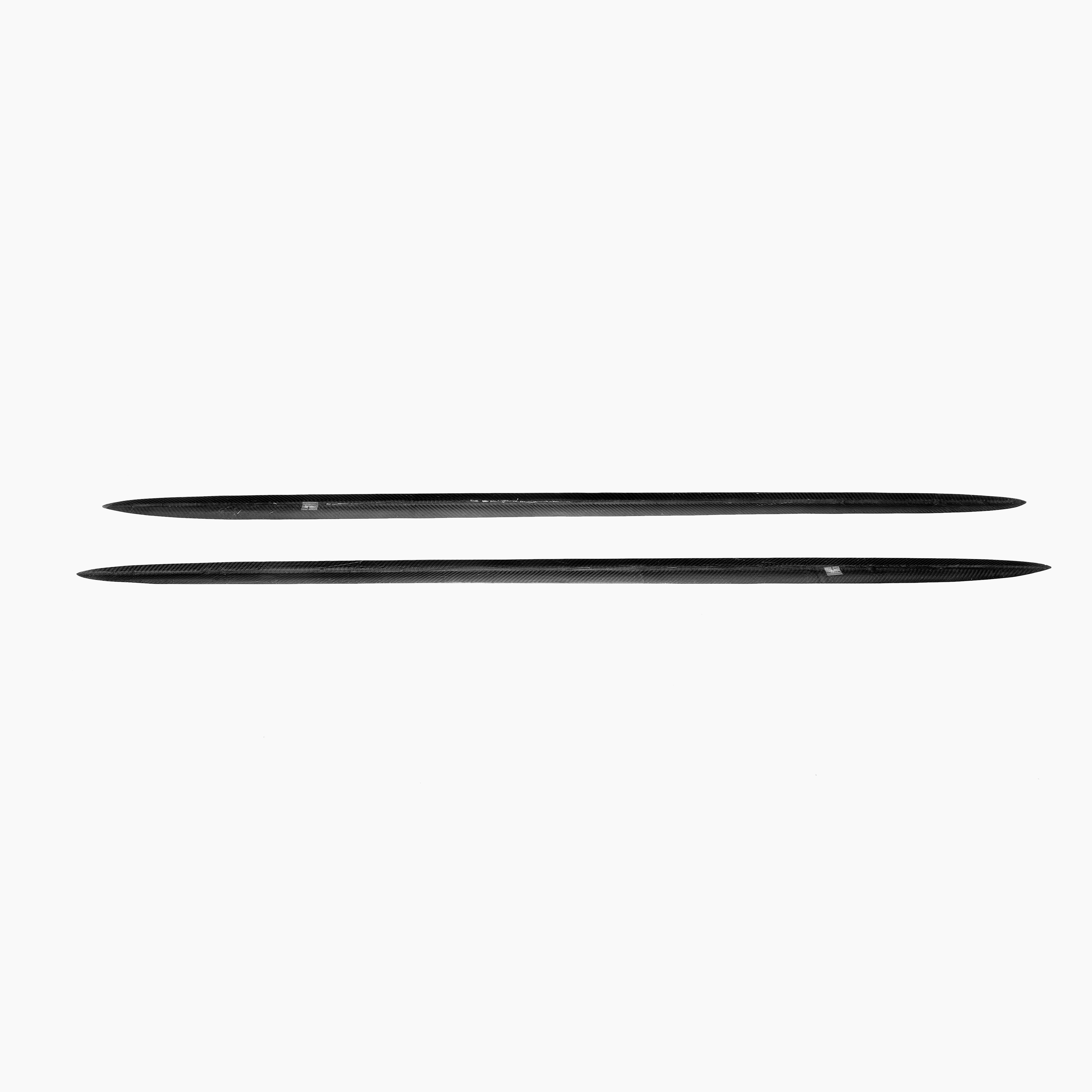Mercedes-Benz CLS C218 Facelift Side Skirts Carbon Fiber Back View