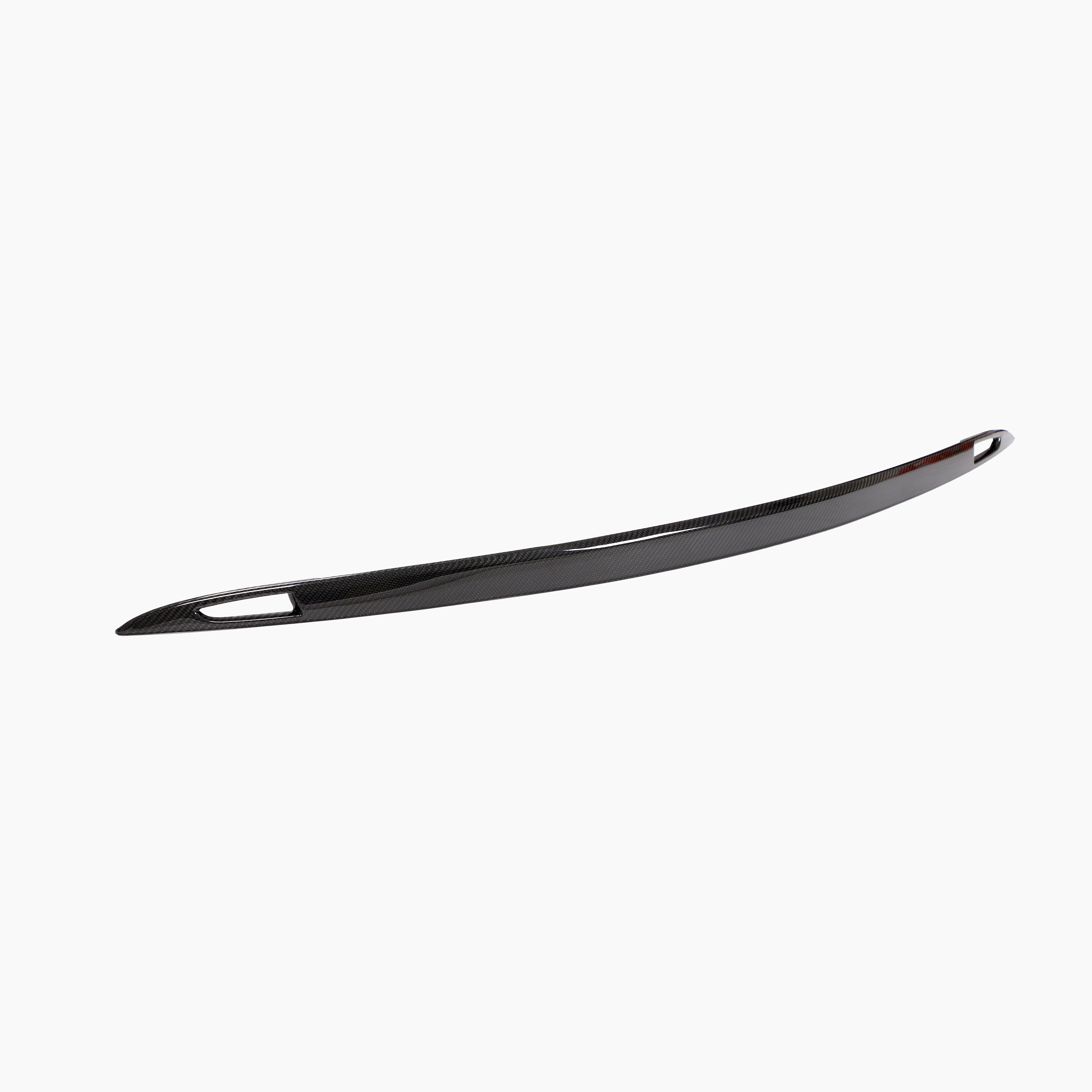 ST Style Carbon Fiber Rear Door Tail Trunk Cover for Tesla Model S (2016–2023)