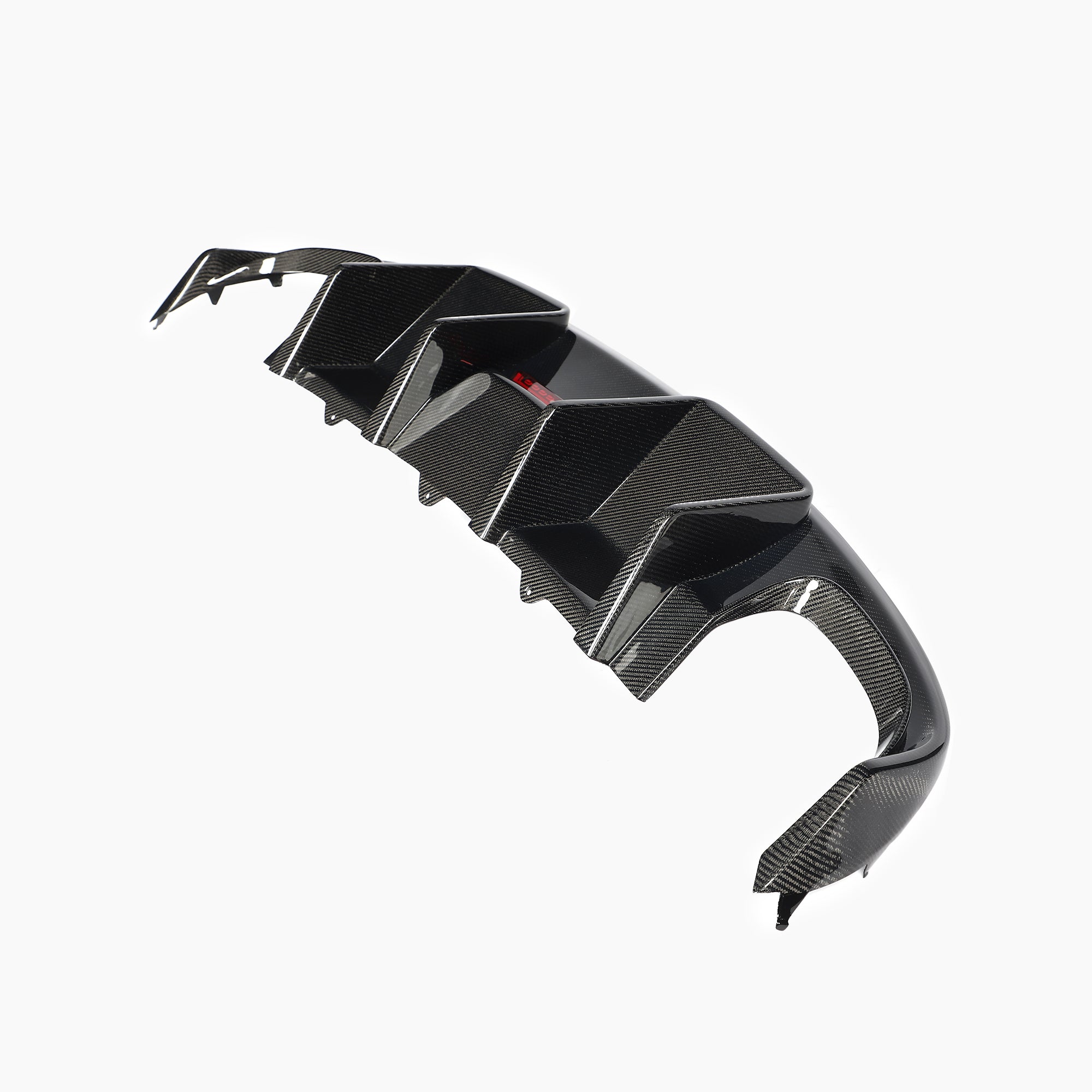 Cabral Style Carbon Fiber Rear Diffuser with LED light For Audi S4 Sedan 4-Door(2008-2012)