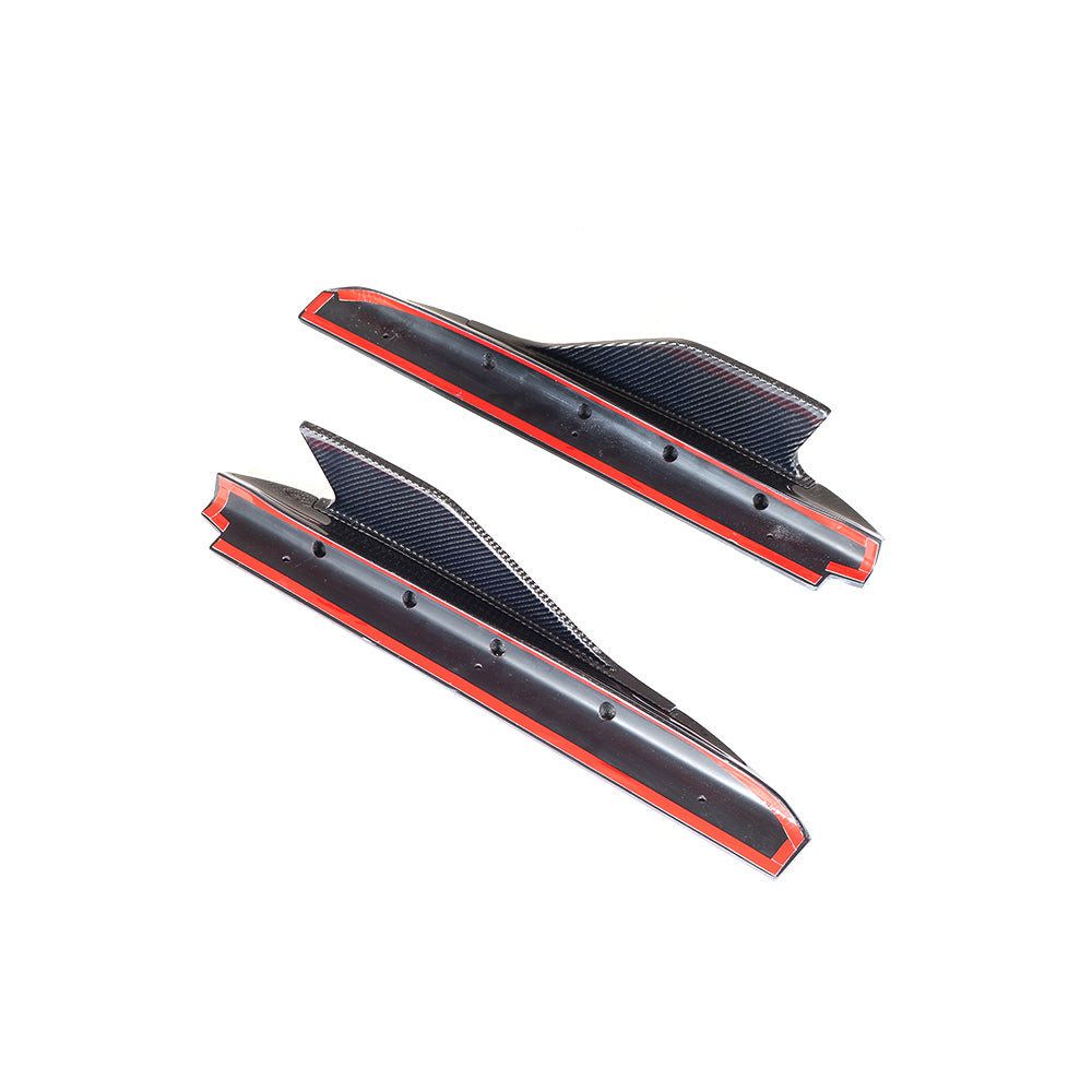 ST Style Carbon Fiber Side Splitters For Audi R8 4S Pre‑LCI (2016–2018)