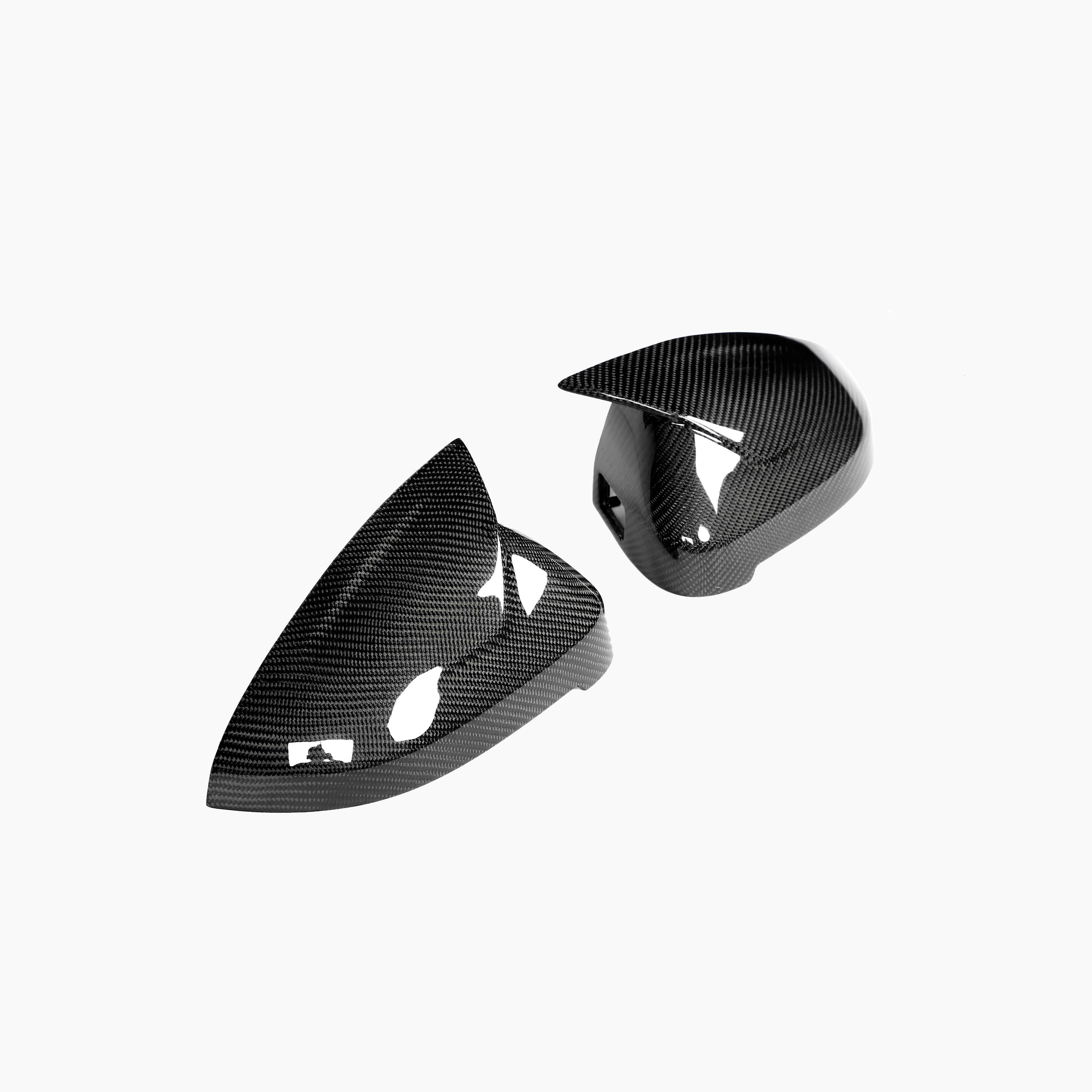 ST Style Carbon Fiber Mirror Caps for Audi A4/S4 B9 Pre-LCI (2016-2019),A4/S4 B9.5 LCI (2020-2023),RS4 B9.5 (2019-2024)ne/S4 B9.5 LCI (2020-2023),RS4 B9.5 (2019-2024)