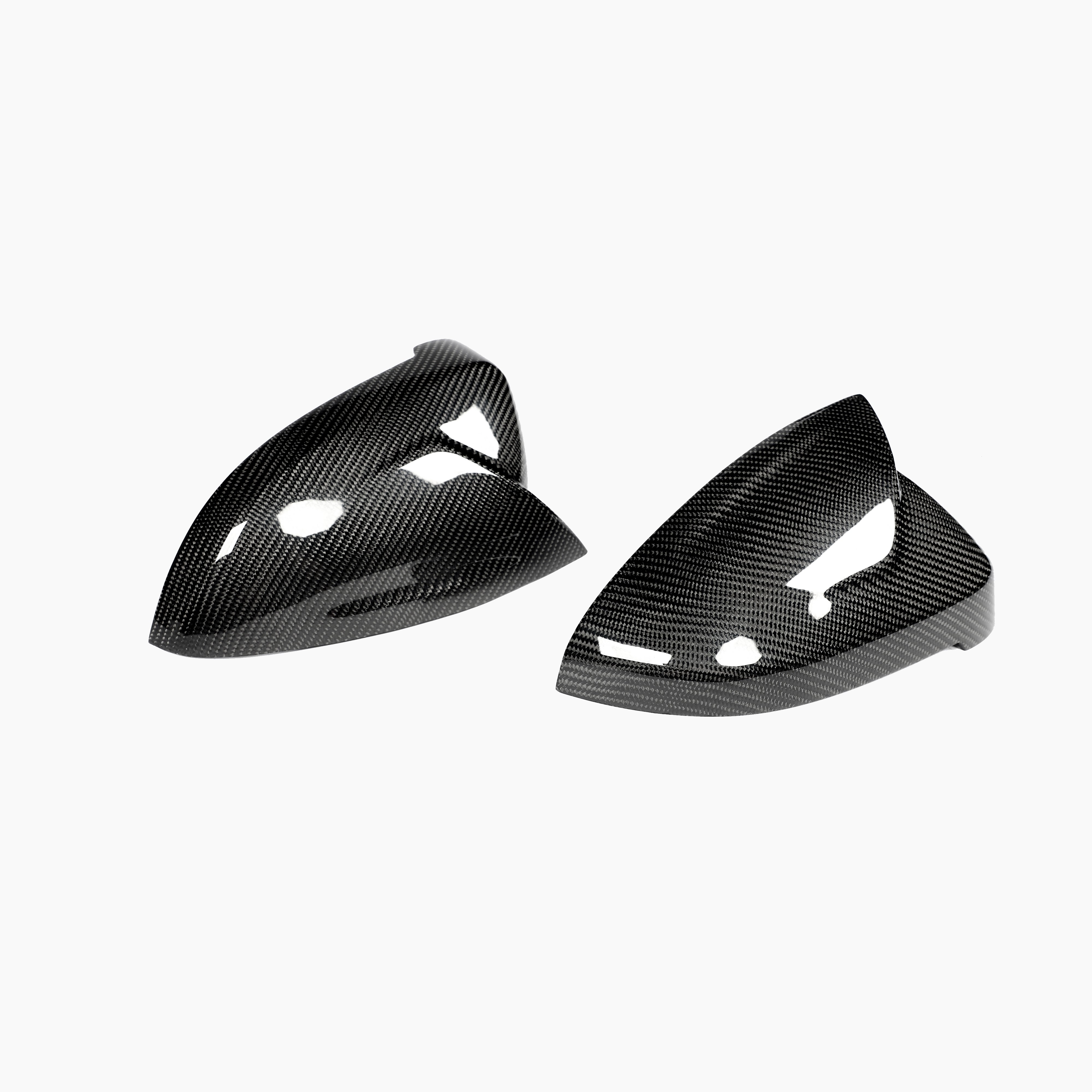 ST Style Carbon Fiber Mirror Caps for Audi A4/S4 B9 Pre-LCI (2016-2019),A4/S4 B9.5 LCI (2020-2023),RS4 B9.5 (2019-2024)ne/S4 B9.5 LCI (2020-2023),RS4 B9.5 (2019-2024)