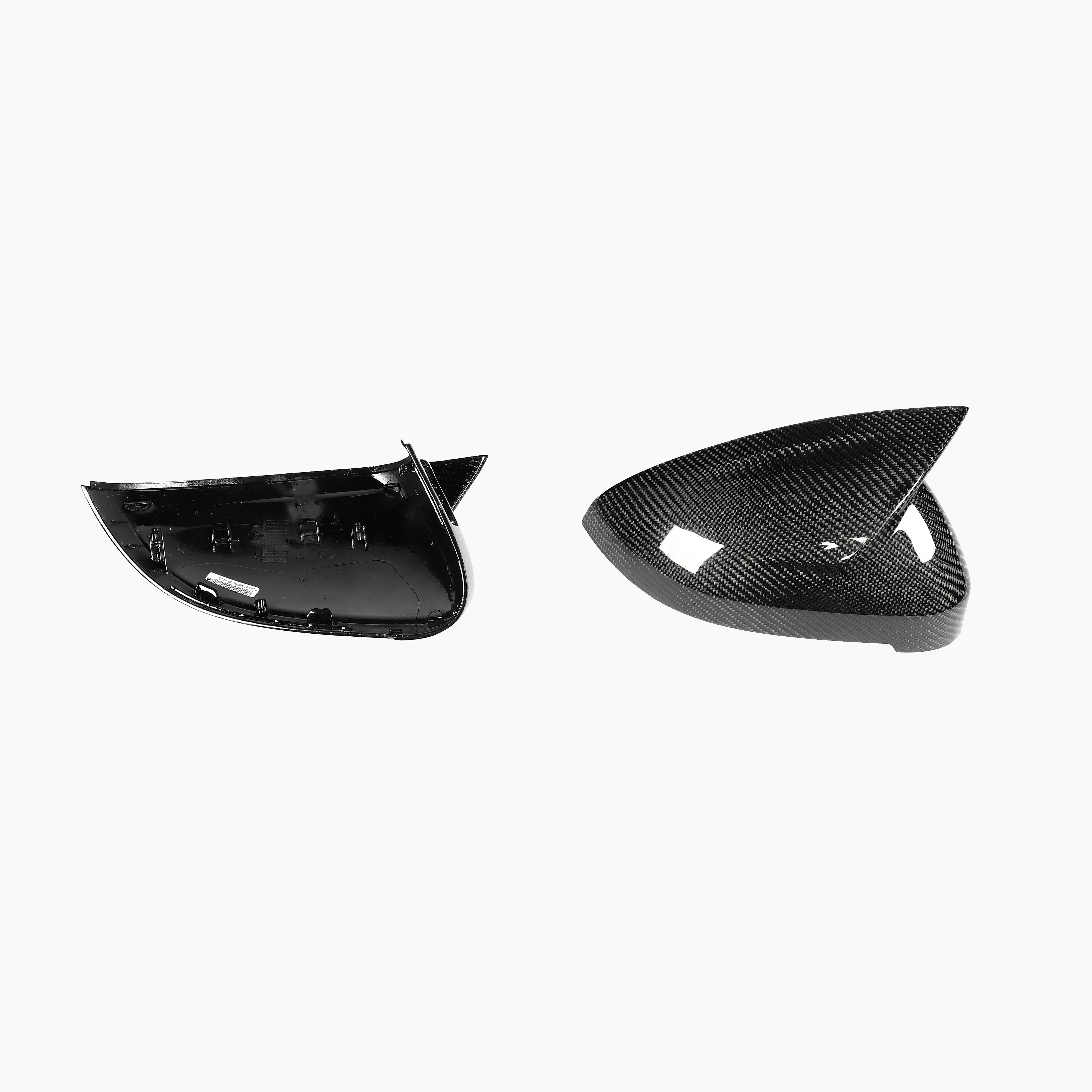 ST Style Carbon Fiber Mirror Caps for Audi A4/S4 B9 Pre-LCI (2016-2019),A4/S4 B9.5 LCI (2020-2023),RS4 B9.5 (2019-2024)ne/S4 B9.5 LCI (2020-2023),RS4 B9.5 (2019-2024)