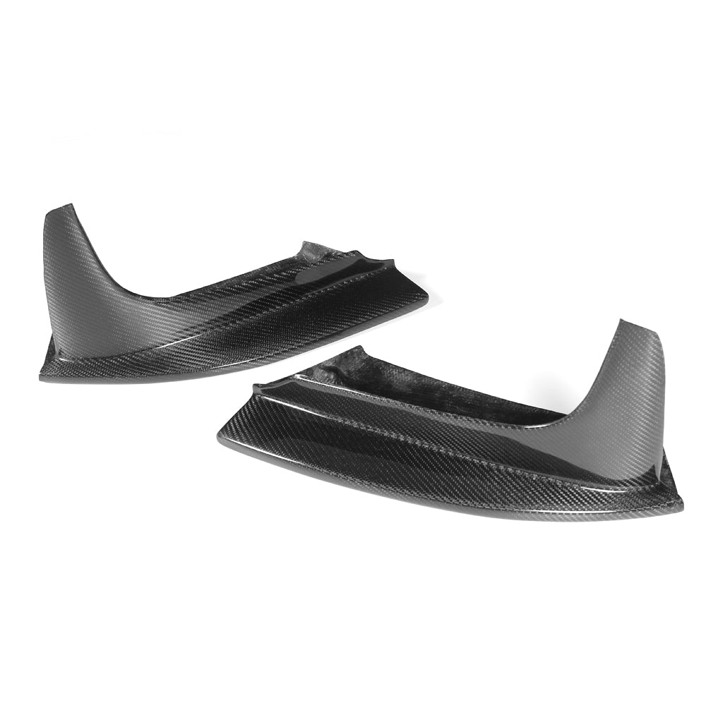 Performance Style Carbon Fiber Front Bumper Splitters for BMW 1 Series E82 1M Coupe(2011-2018)