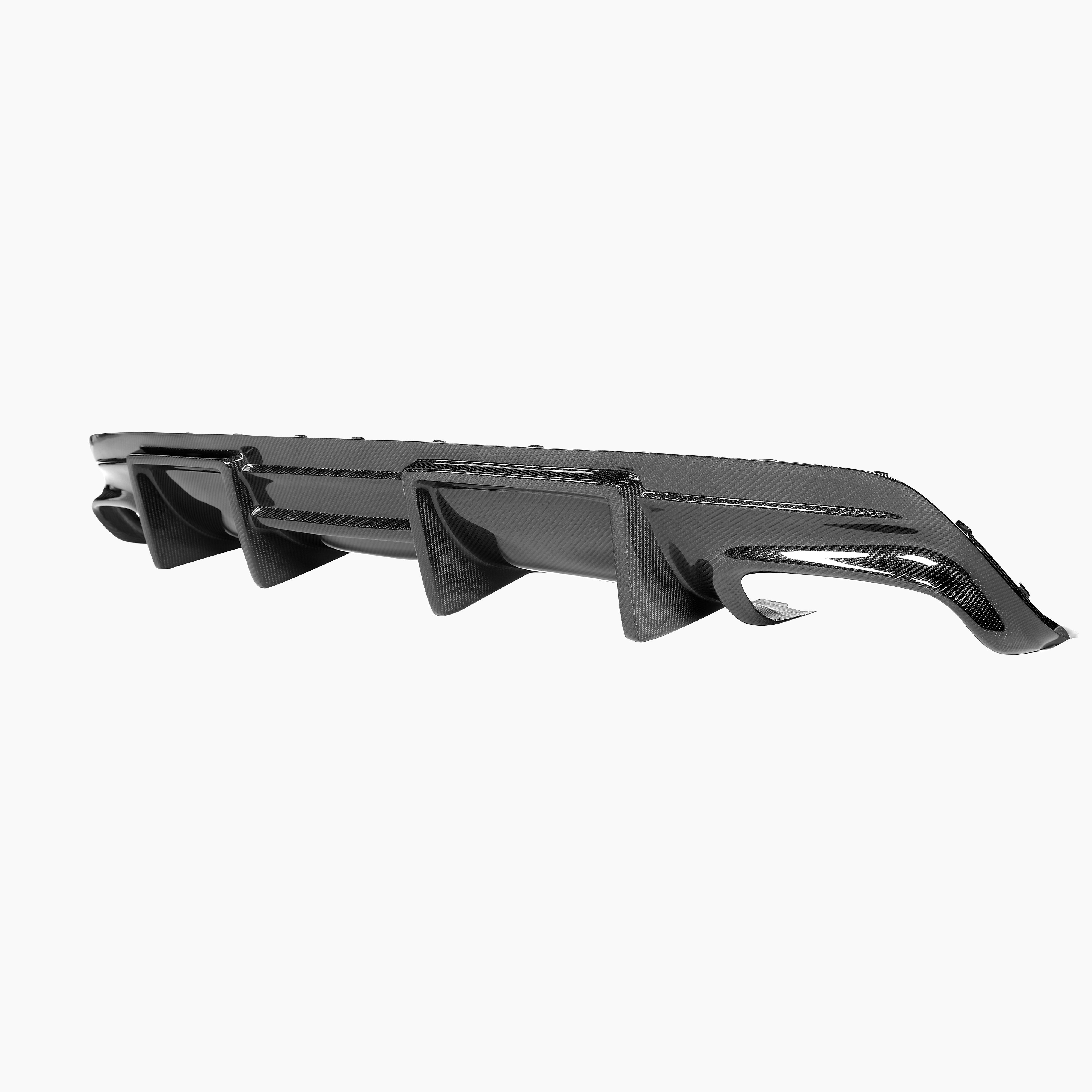 FD Style Carbon Fiber Rear Diffuser for Mercedes-Benz CLA C117 & CLA 45 AMG Pre‑Facelift & Facelift (2013–2019)