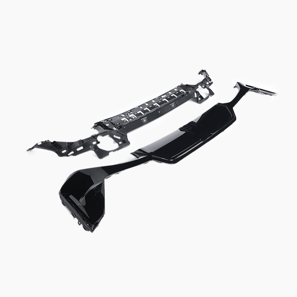 MP Style Gloss Black Diffuser for BMW 3 Series G20 LCI(2023+)(Double Dual Out)