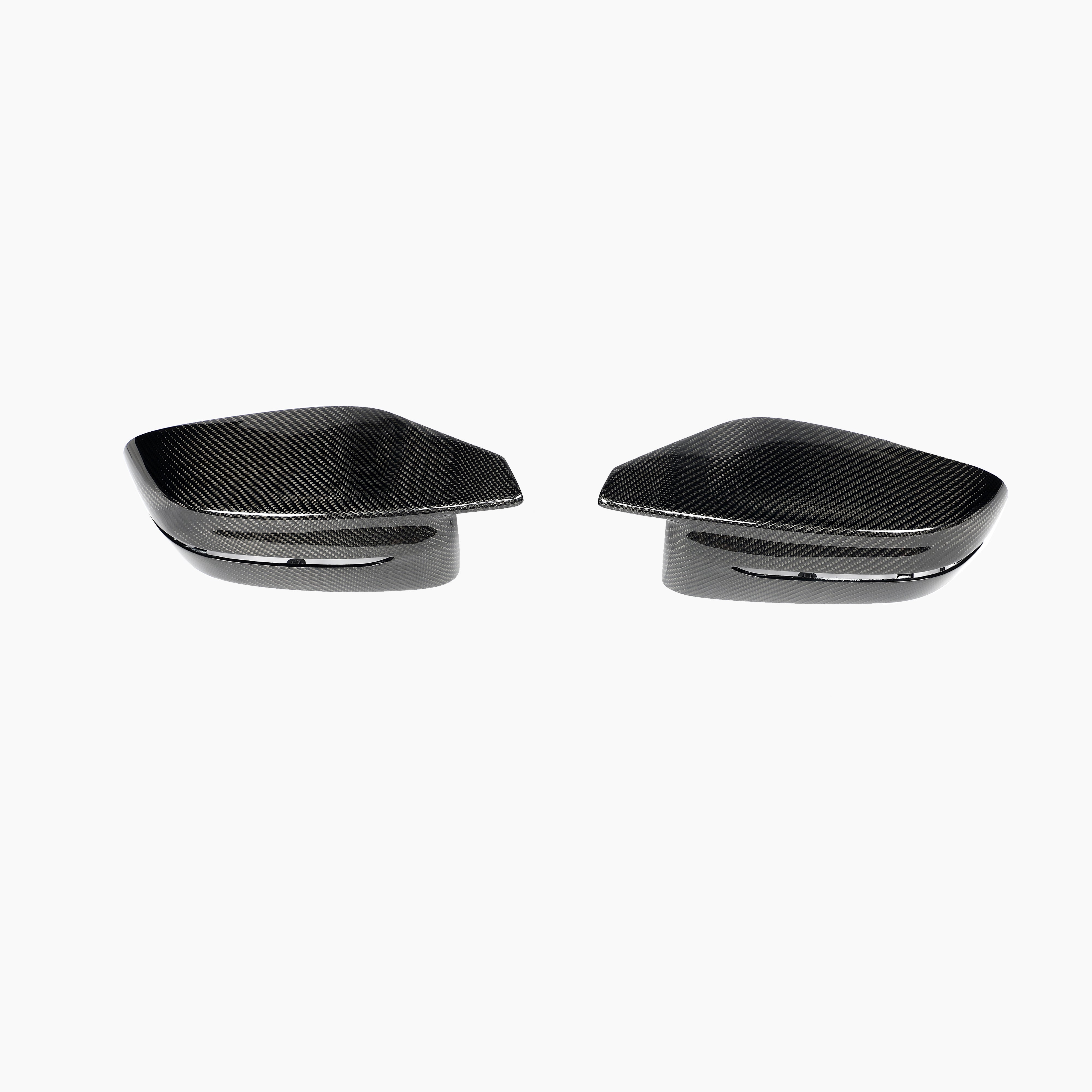 ST Style Carbon Fiber Mirror Caps For BMW M3 G80/G81 ,M4 G82/G83 ,3 Series G20/G21 ,2 Series G42 Coupé (2021+)