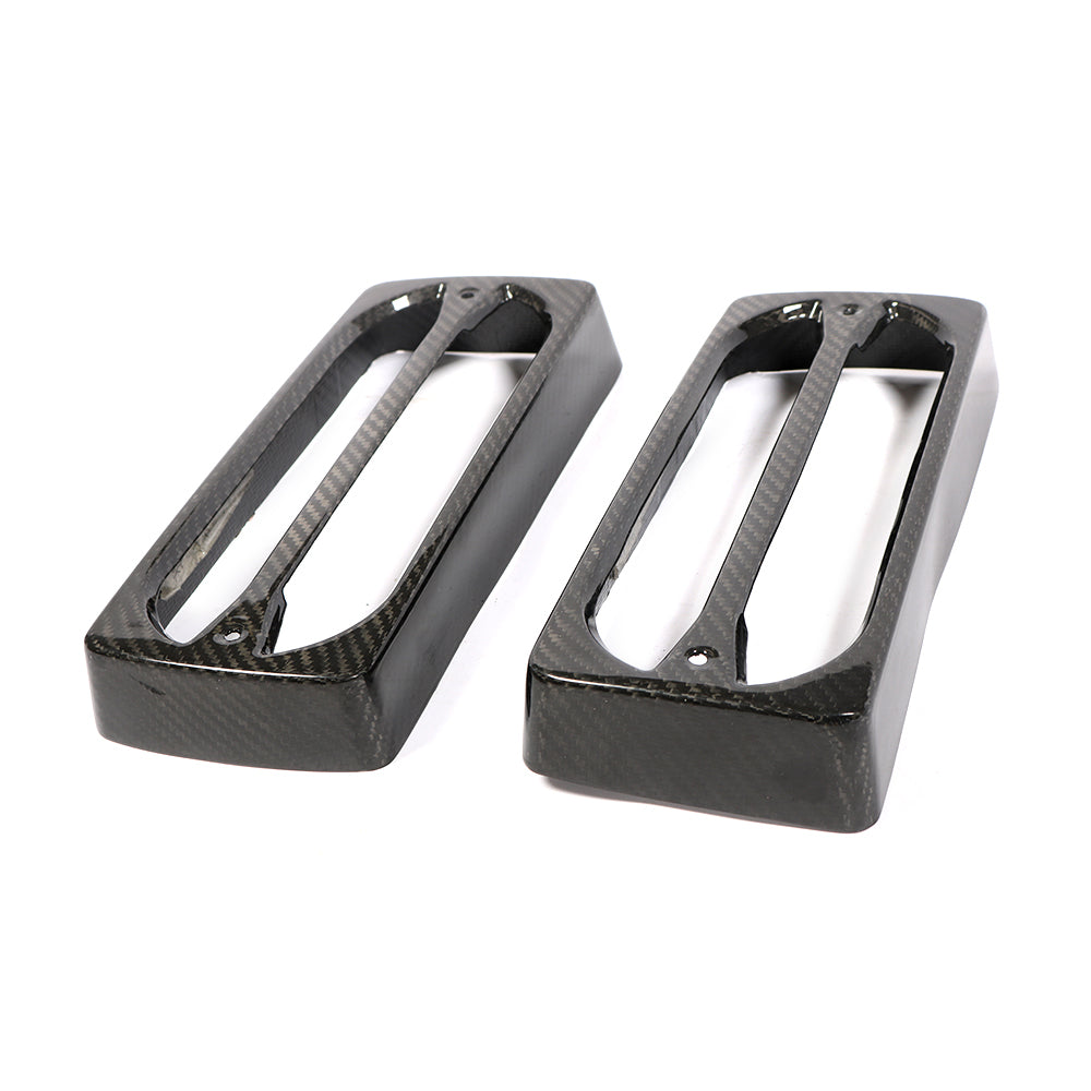 ST Style Carbon Fiber Rear Tail Light Cover For Mercedes Benz G‑Class W463 (2013-2018)
