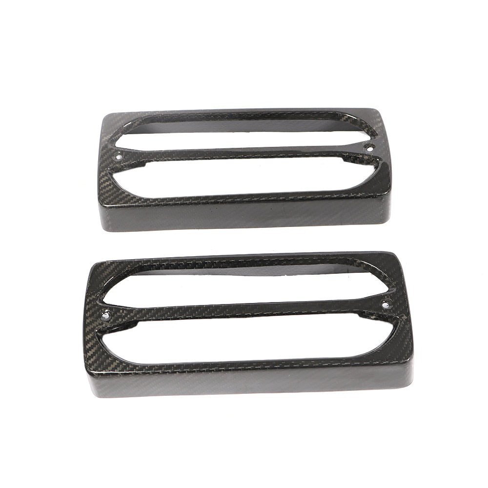 ST Style Carbon Fiber Rear Tail Light Cover For Mercedes Benz G‑Class W463 (2013-2018)