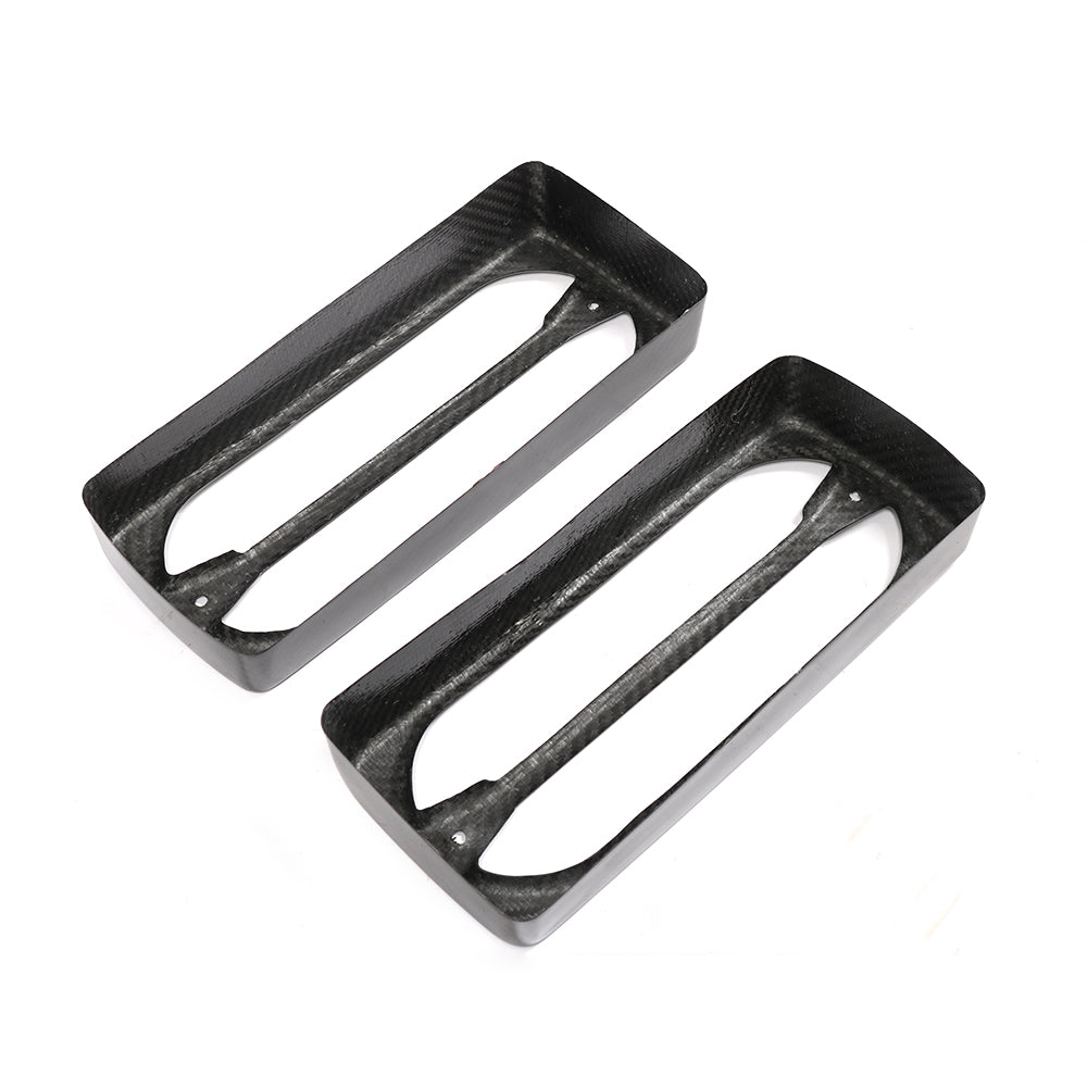 ST Style Carbon Fiber Rear Tail Light Cover For Mercedes Benz G‑Class W463 (2013-2018)
