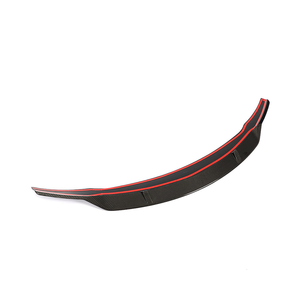 R Style Carbon Fiber Rear Wing Spoiler for Mercedes Benz C lass C205/C43 C63 AMG Coupe 2-Door(2014+)