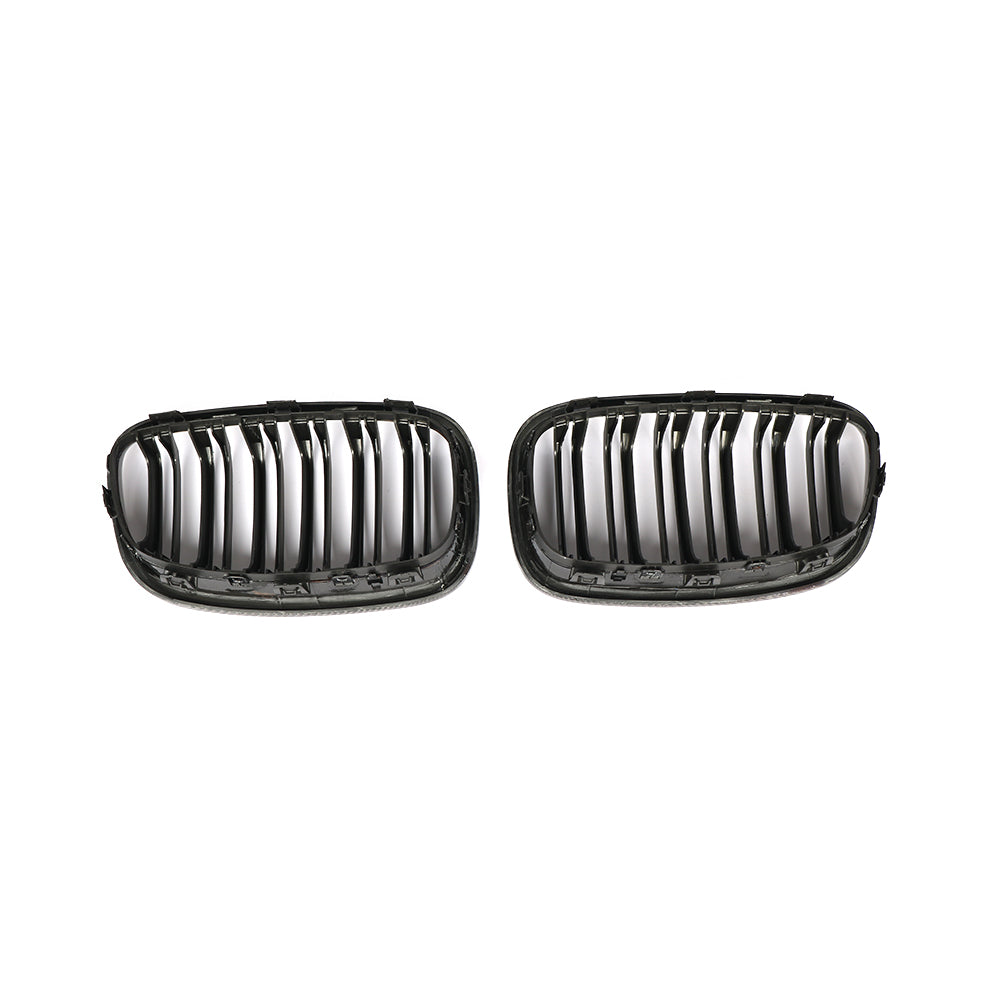 Matte Dual Slat Carbon Fiber Front Grille for BMW 1 Series F20, F21 Pre-LCI (2011-2015)