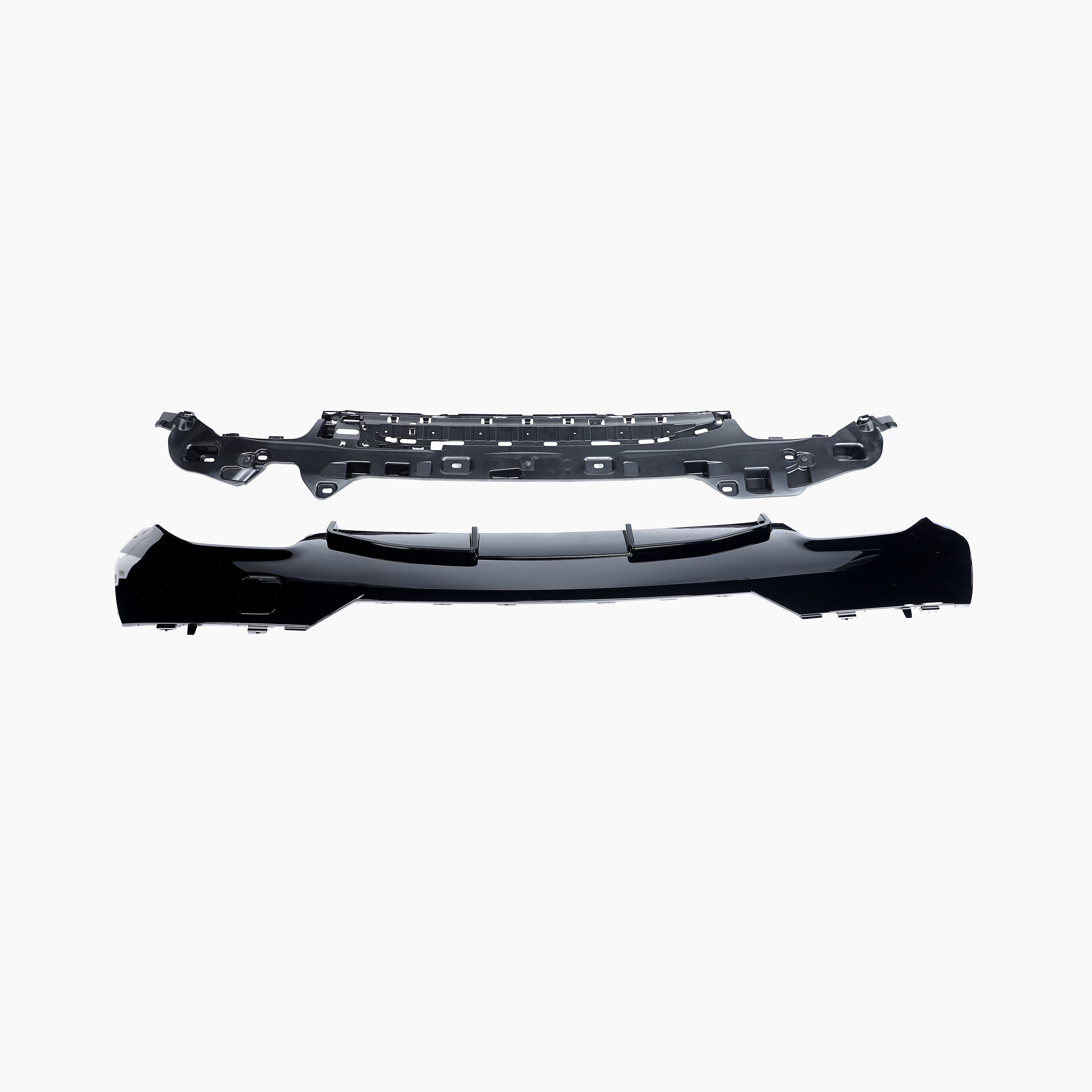 MP Style Gloss Black Diffuser for BMW 4 Series G22(2021+)(Double Dual Out)