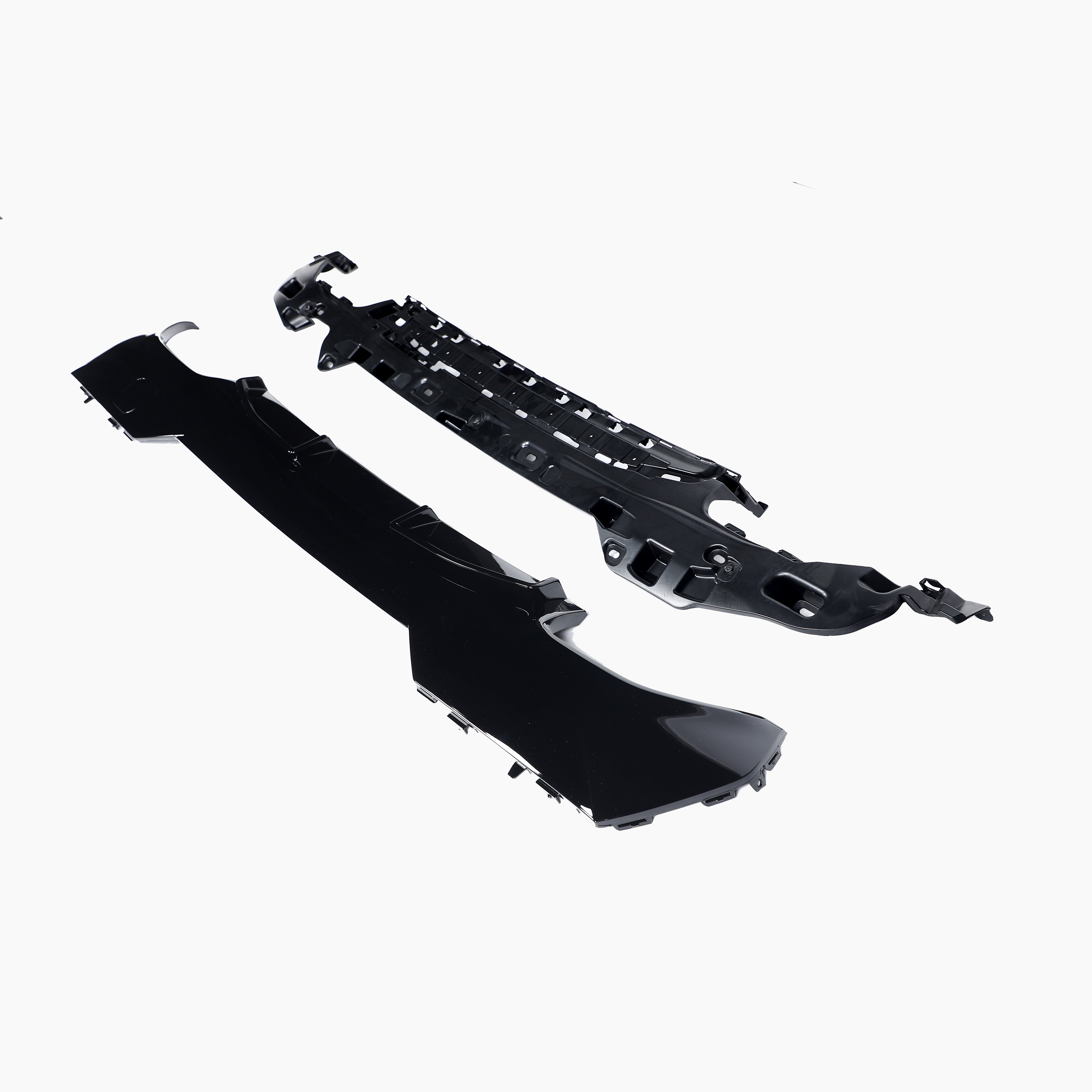 MP Style Gloss Black Diffuser for BMW 4 Series G22(2021+)(Double Dual Out)