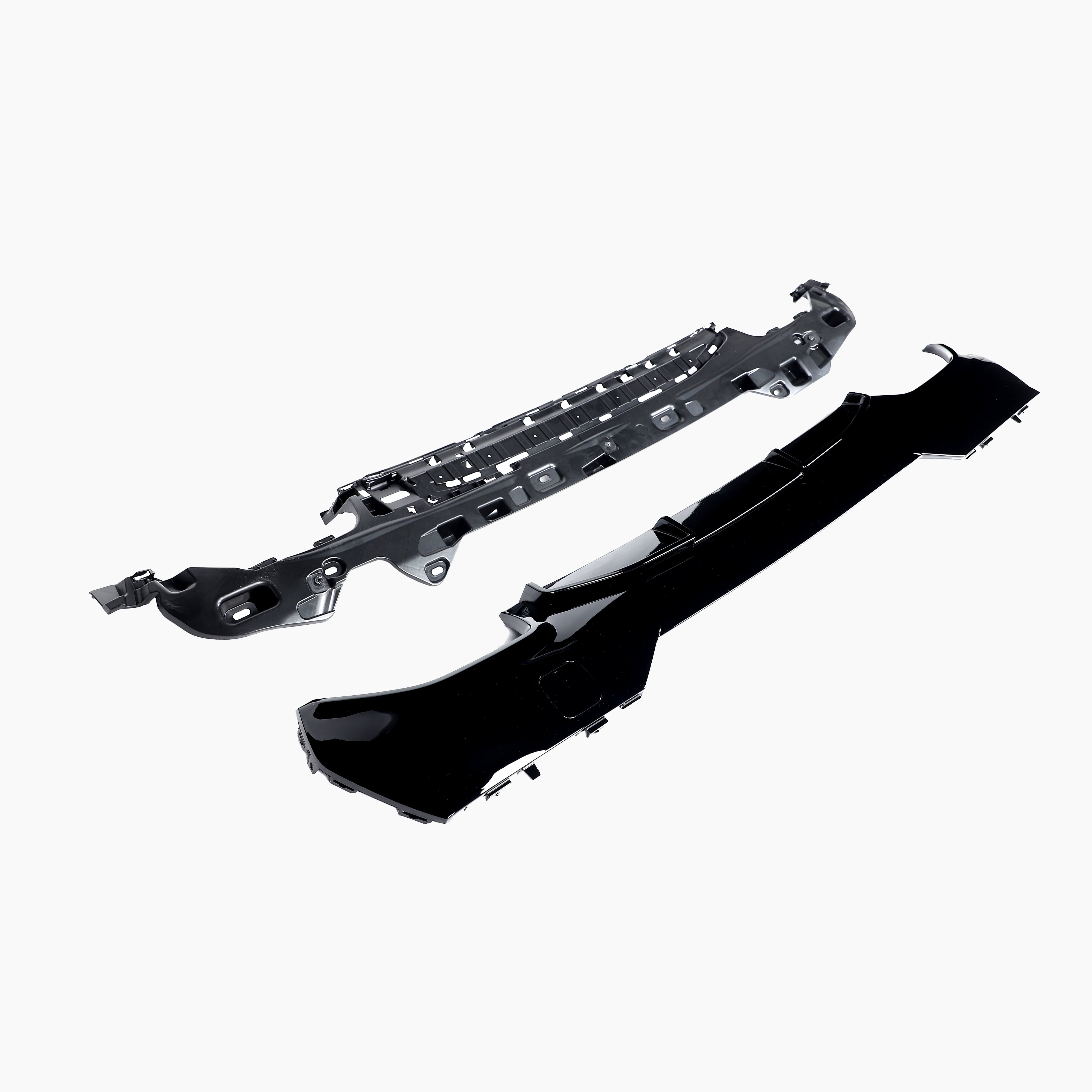 MP Style Gloss Black Diffuser for BMW 4 Series G22(2021+)(Double Dual Out)