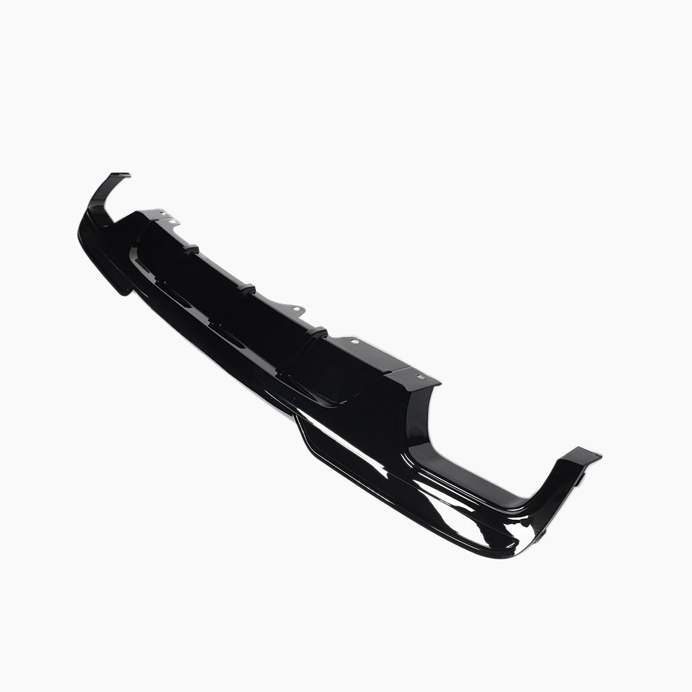 MP Style Gloss Black Diffuser for BMW 5 Series F10(2010-2017)(Double Dual Out)
