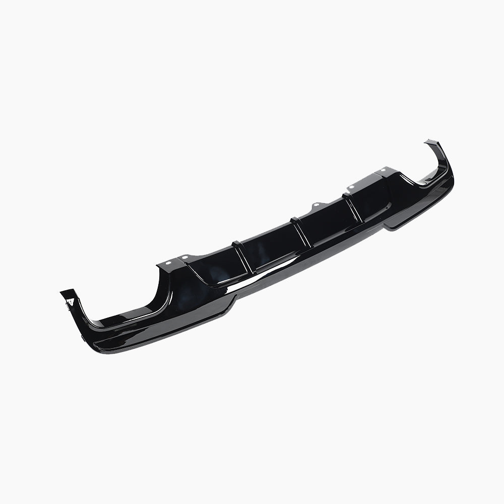 MP Style Gloss Black Diffuser for BMW 5 Series F10(2010-2017)(Double Dual Out)