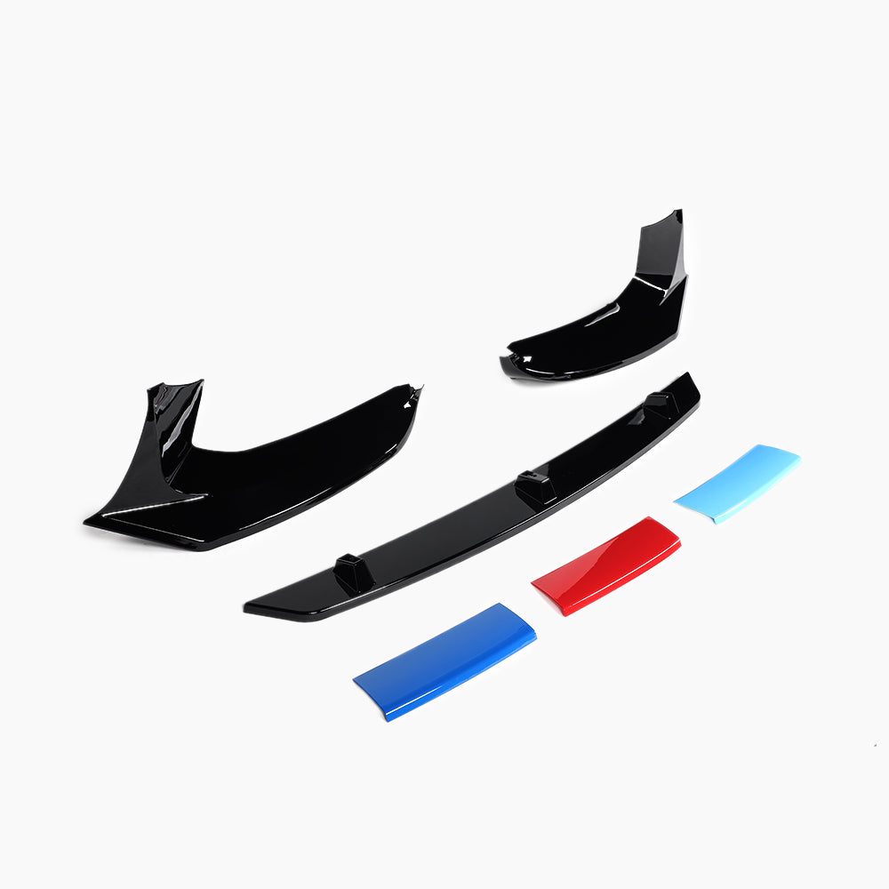 MP Style Gloss Black Front Lip for BMW 5 Series G30 (2017-2023)