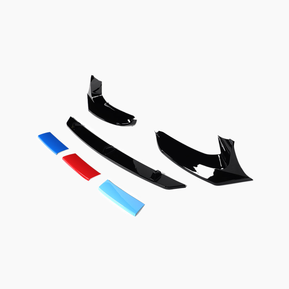 MP Style Gloss Black Front Lip for BMW 5 Series G30 (2017-2023)