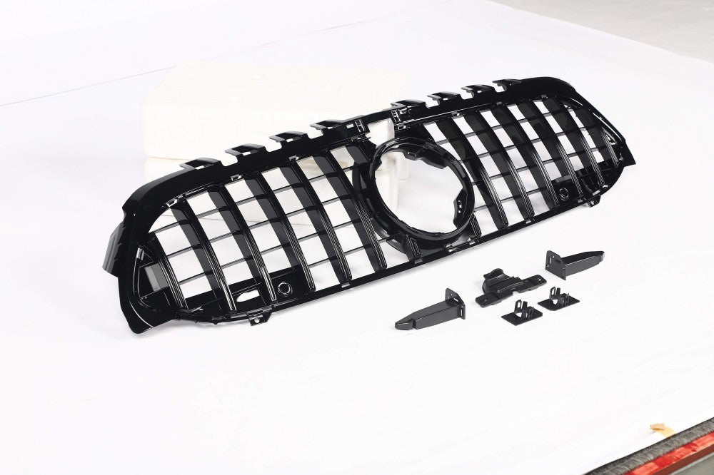 Gloss Black Front Grille For Mercedes Benz A-Class W177 (2018+)