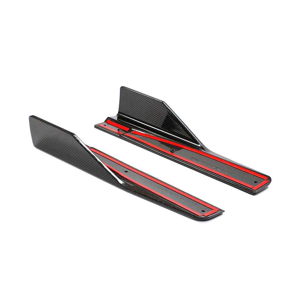 ST Style Carbon Fiber Side Splitters for Mercedes-Benz GLA 45 AMG & GLA X156 Facelift (2017–2019)