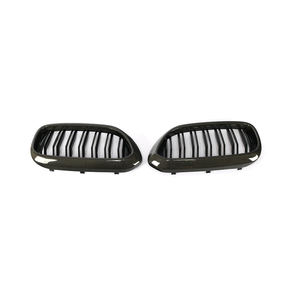 ST Style Matte Black Dual Slat Front Grille for BMW G30 G31, F90 M5 Pre-LCI (2017–2020)