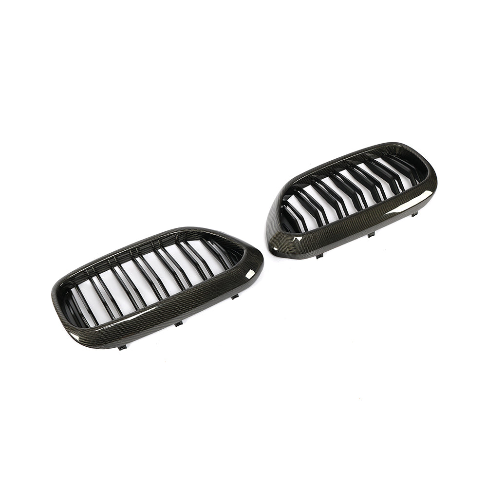 ST Style Matte Black Dual Slat Front Grille for BMW G30 G31, F90 M5 Pre-LCI (2017–2020)