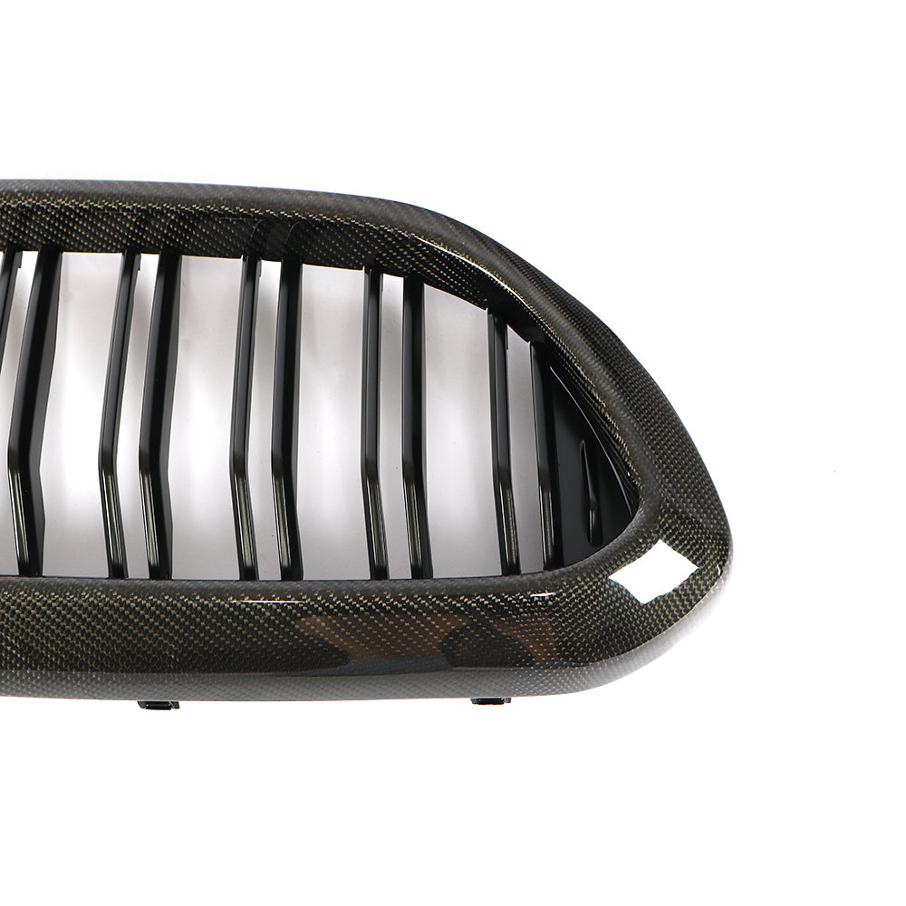 ST Style Matte Black Dual Slat Front Grille for BMW G30 G31, F90 M5 Pre-LCI (2017–2020)