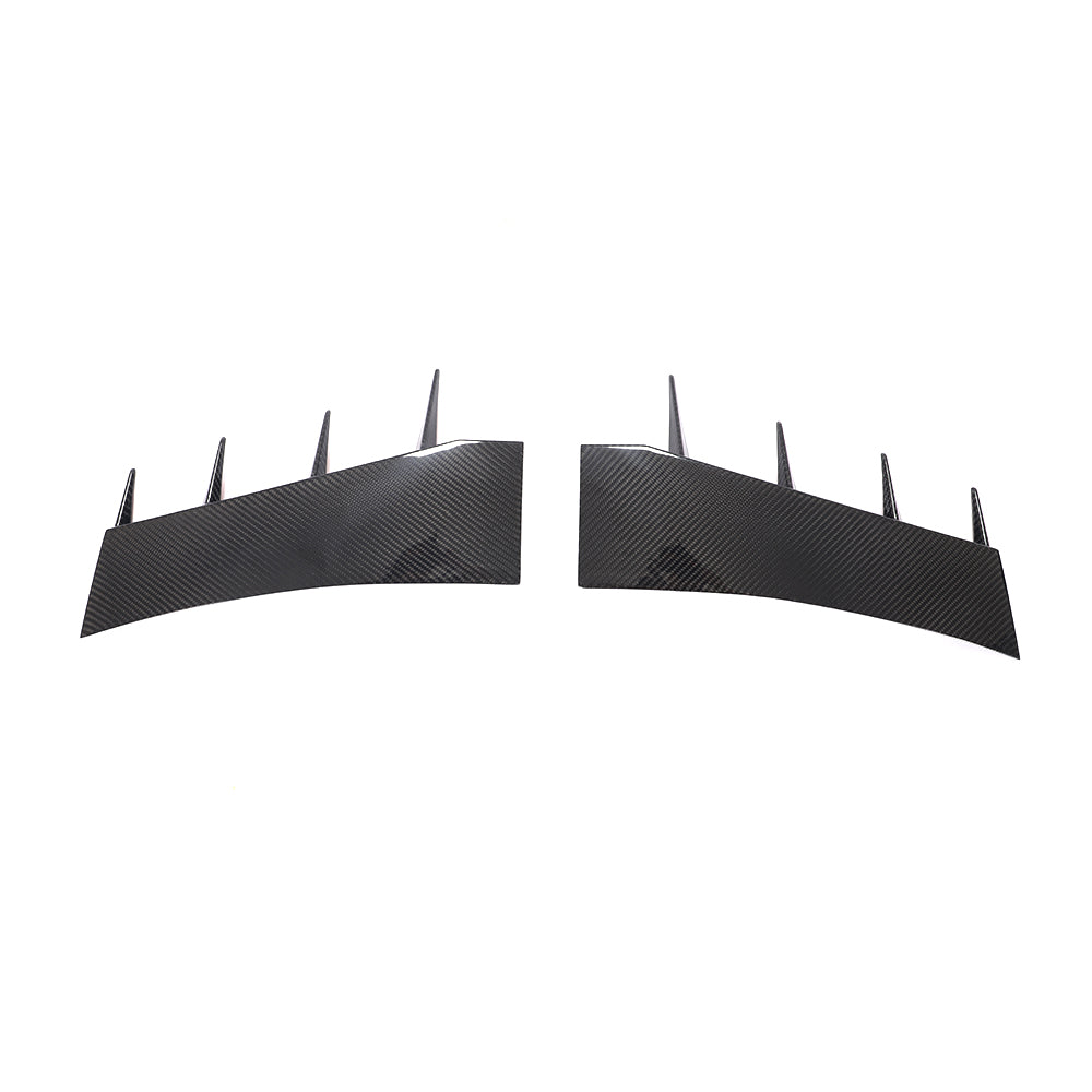 ST Style Carbon Fiber Front Canards For Audi R8 4S Pre‑LCI (2016–2018)