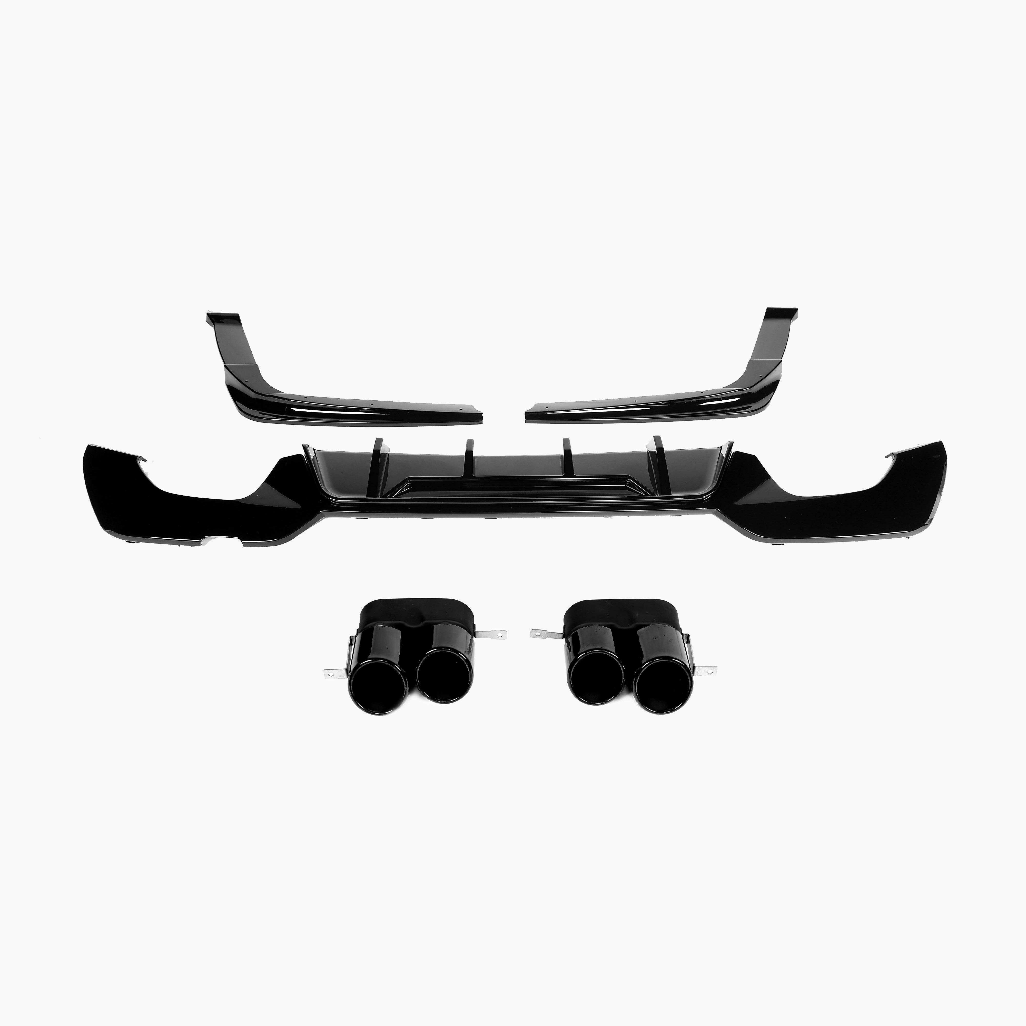 Rear Diffuser with Quad Exhaust Tips for BMW 3 Series G20/G21 Pre-LCI (2019–2022)