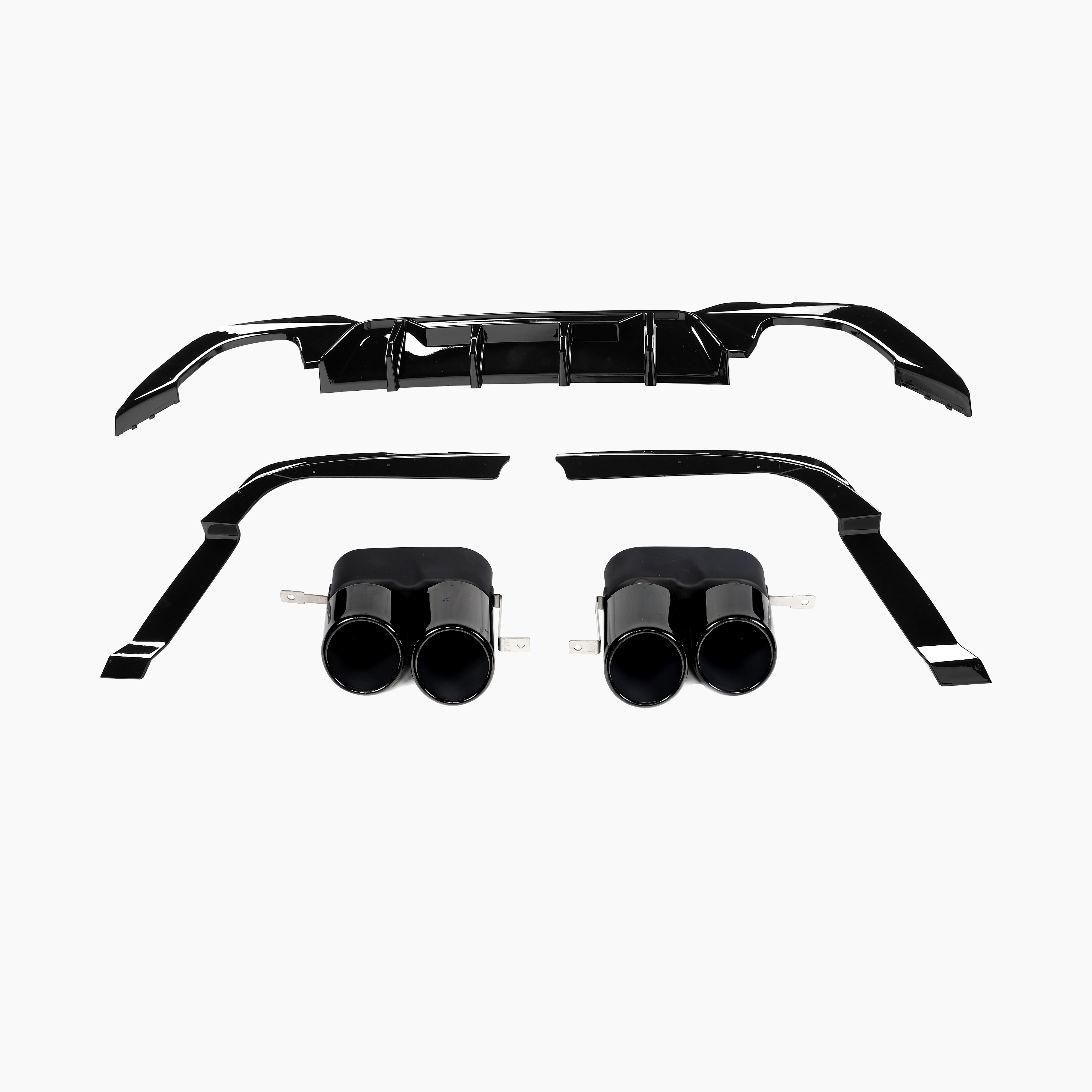 Rear Diffuser with Quad Exhaust Tips for BMW 3 Series G20/G21 Pre-LCI (2019–2022)